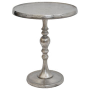 Romina Indoor Aluminum Table, Nickel-Table-DECOROLALA