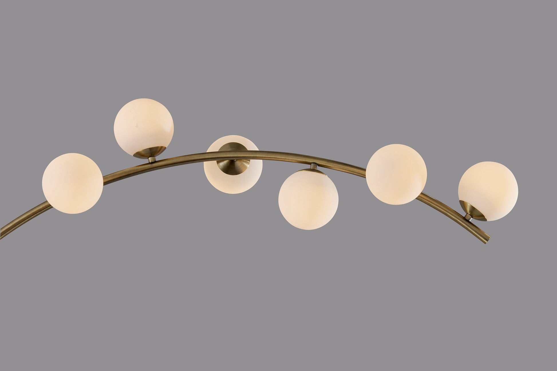 Ronan LED Arc Lamp - 78" Smart Switch Brass-Lighting-DECOROLALA