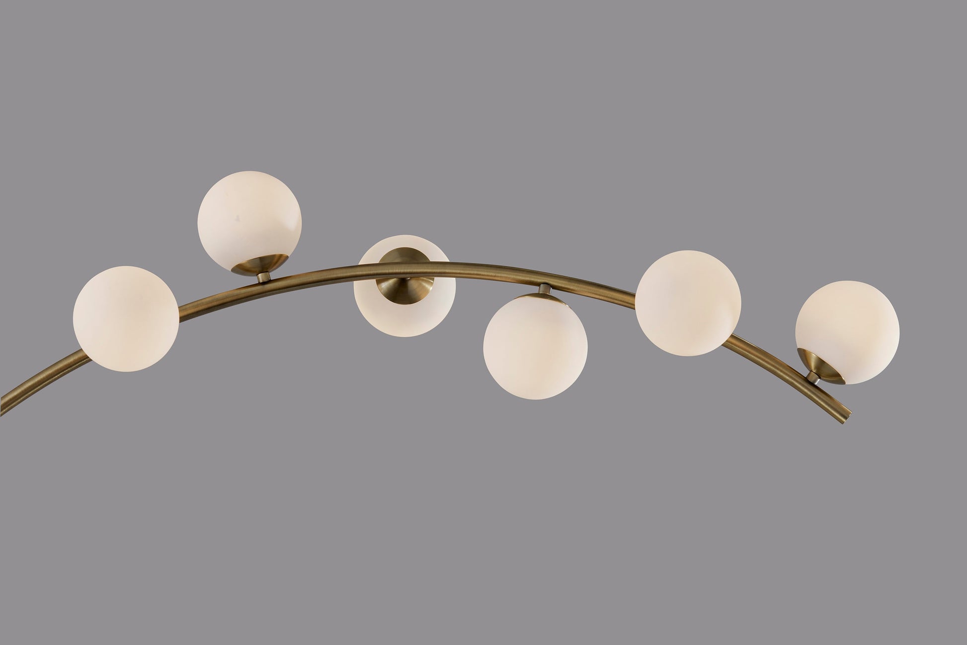 Ronan LED Arc Lamp - 78" Smart Switch Brass-Lighting-DECOROLALA
