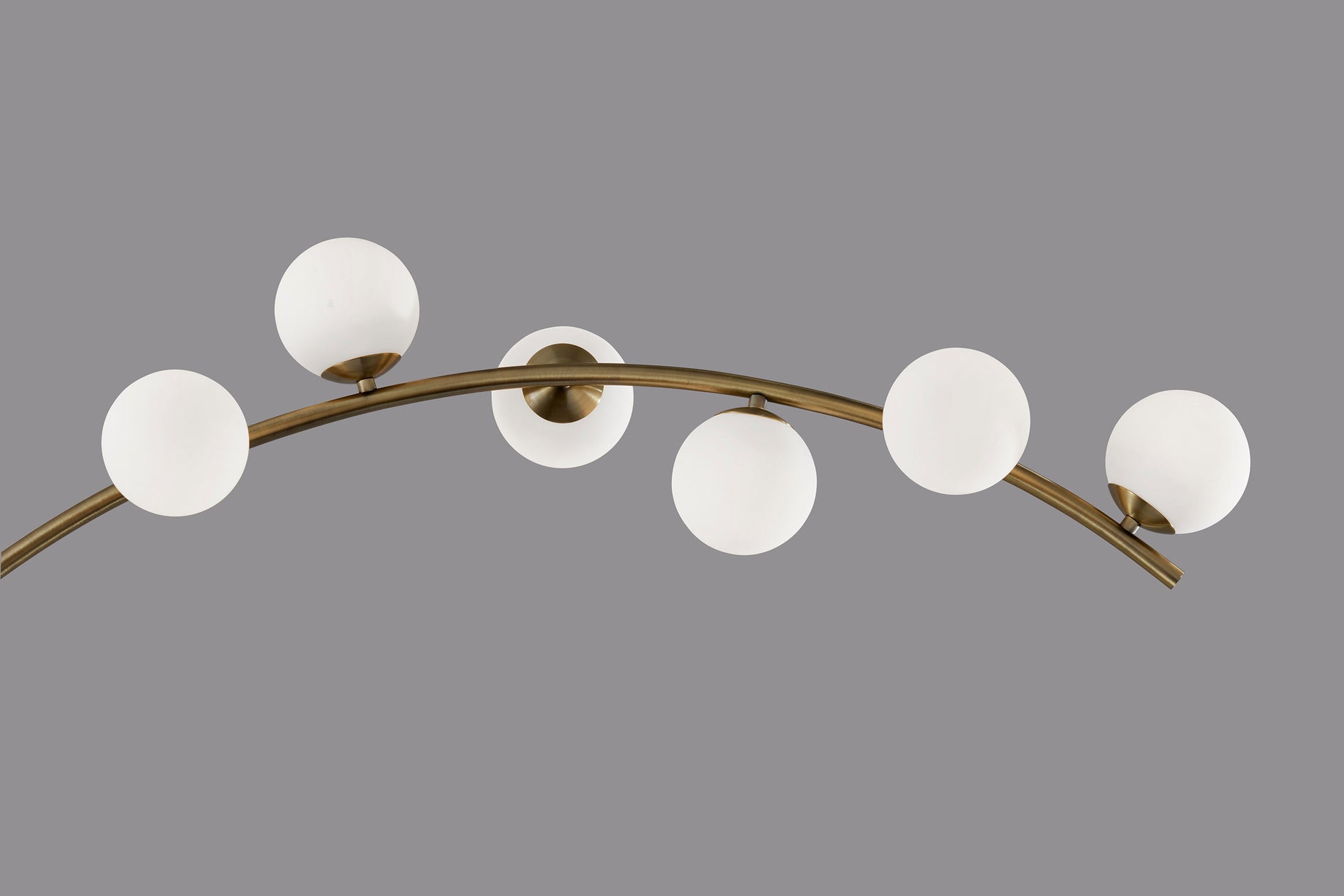 Ronan LED Arc Lamp - 78" Smart Switch Brass-Lighting-DECOROLALA