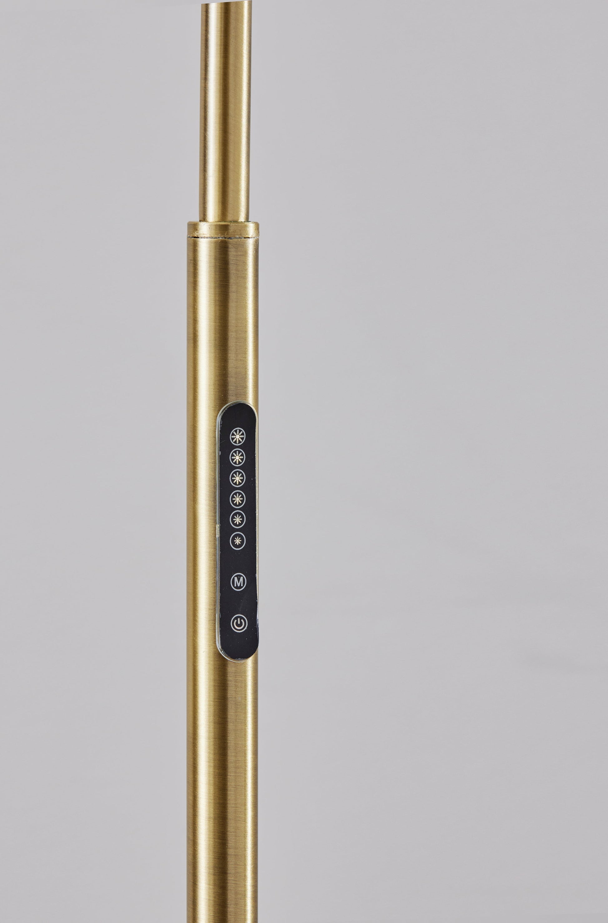 Ronan LED Arc Lamp - 78" Smart Switch Brass-Lighting-DECOROLALA