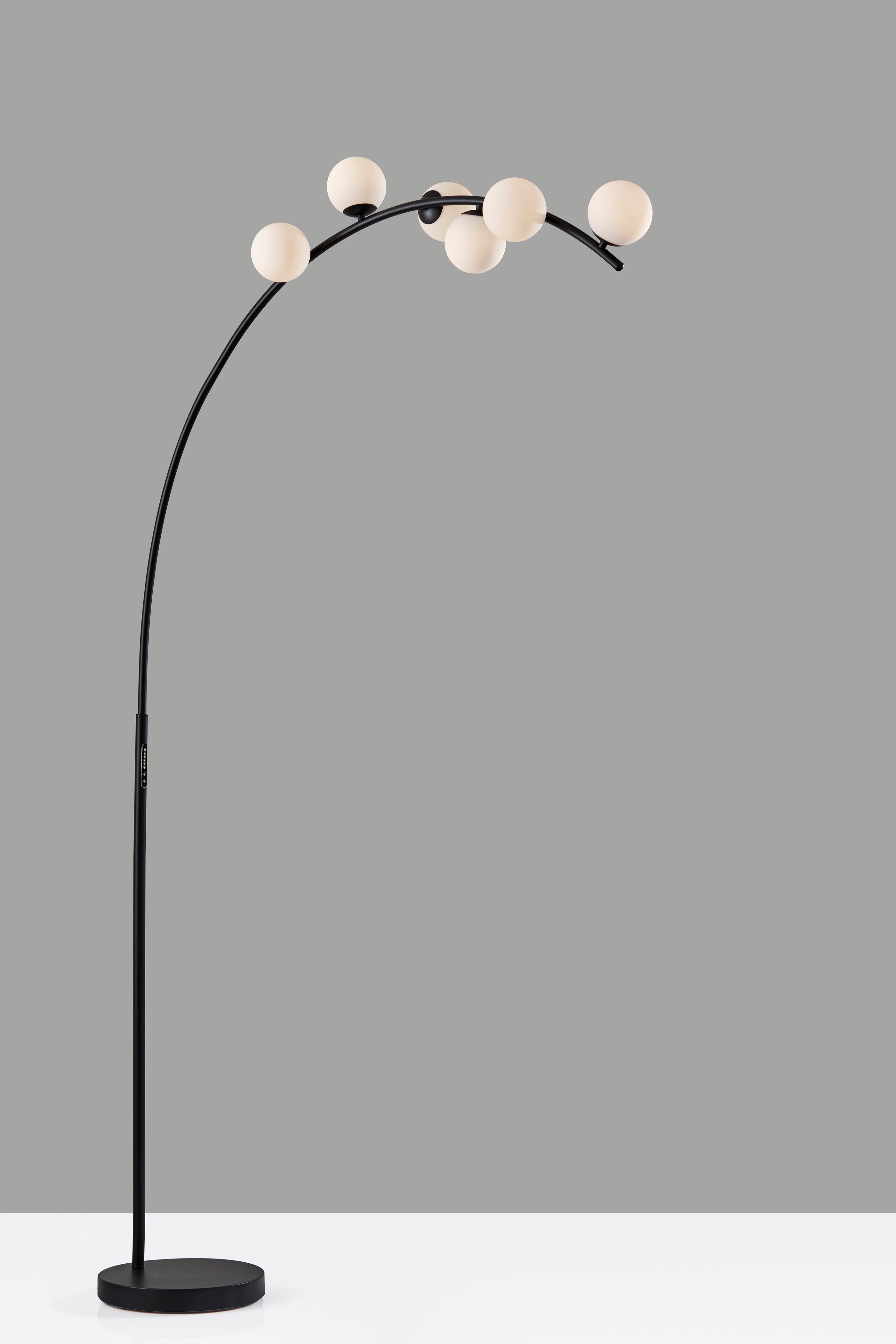 Ronan LED Arc Lamp w. Smart Switch-Lighting-DECOROLALA