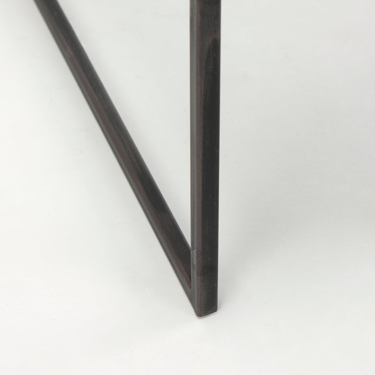Ronin 22"H Square 2-Tier Wood w/ Black Metal Accent Table-Accent Tables-DECOROLALA