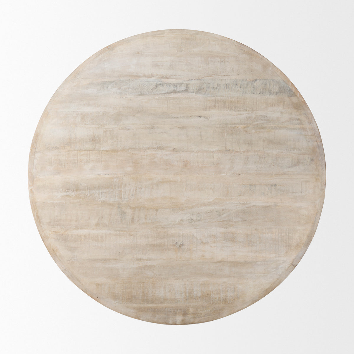 Rosie 48.0L x 48.0W x 16.0H Round Blonde Wood Coffee Table-Coffee Tables-DECOROLALA