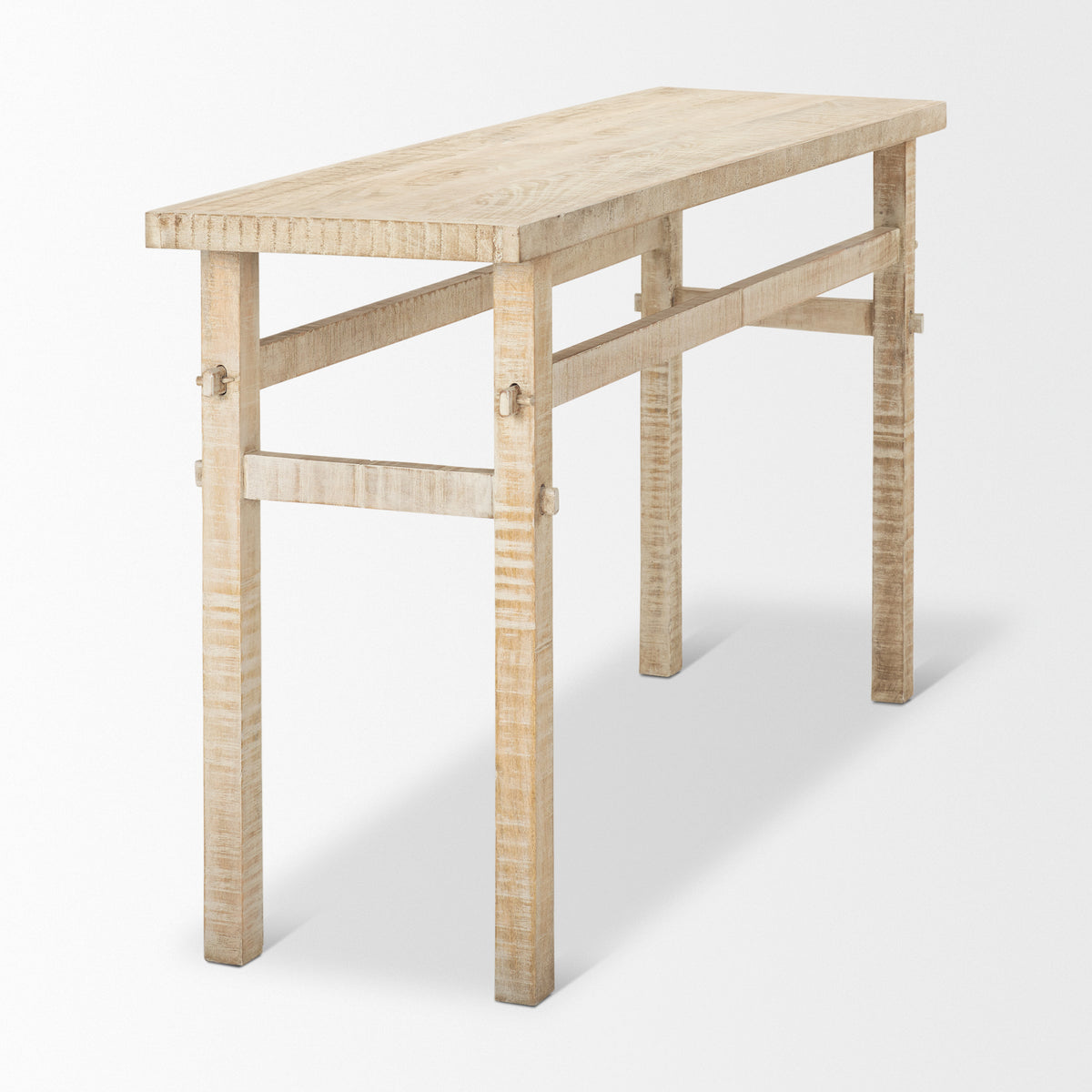 Rosie 54" Blonde Wood Console Table-Console Tables-DECOROLALA