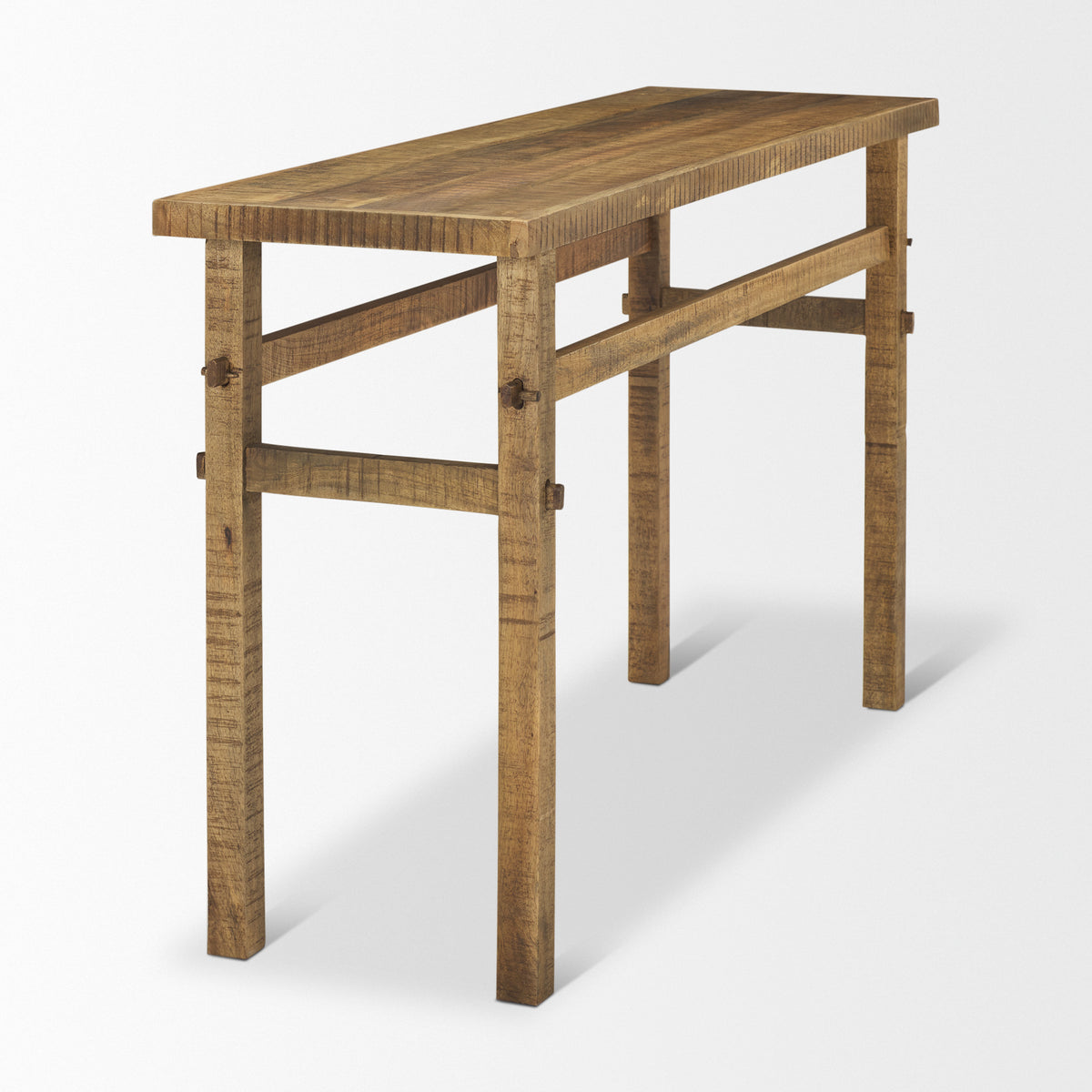Rosie 54" Blonde Wood Console Table-Console Tables-DECOROLALA