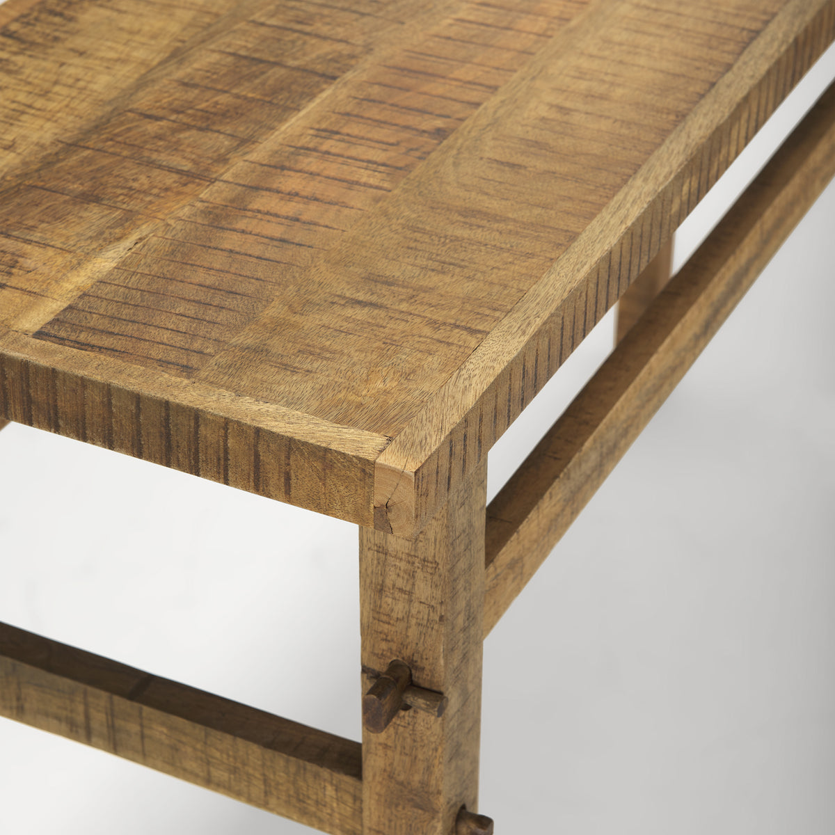 Rosie 54" Blonde Wood Console Table-Console Tables-DECOROLALA