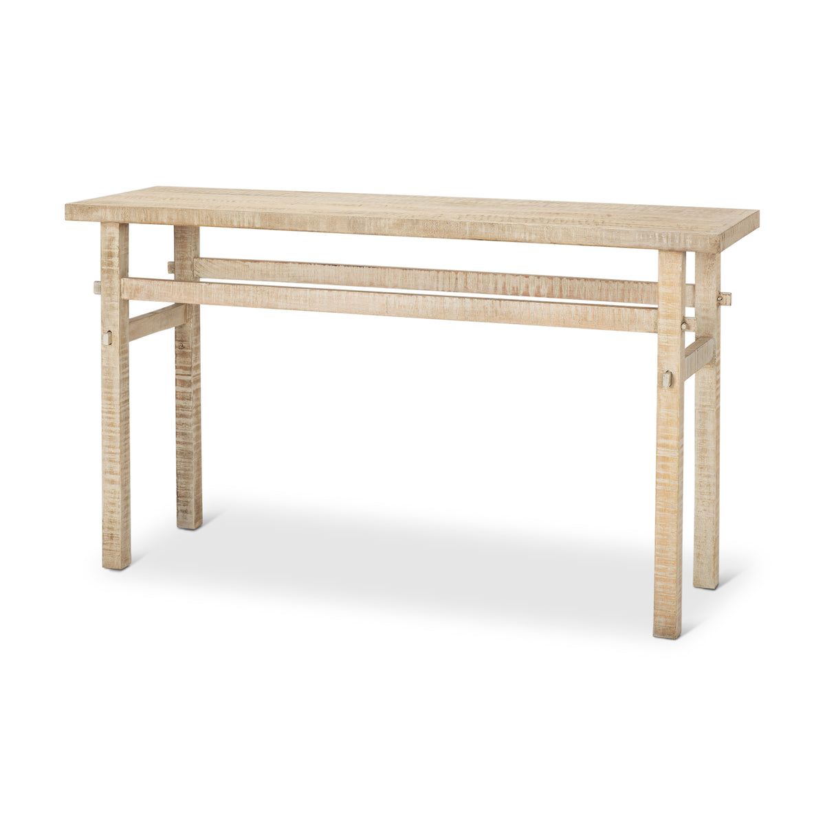Rosie 54" Blonde Wood Console Table-Console Tables-DECOROLALA