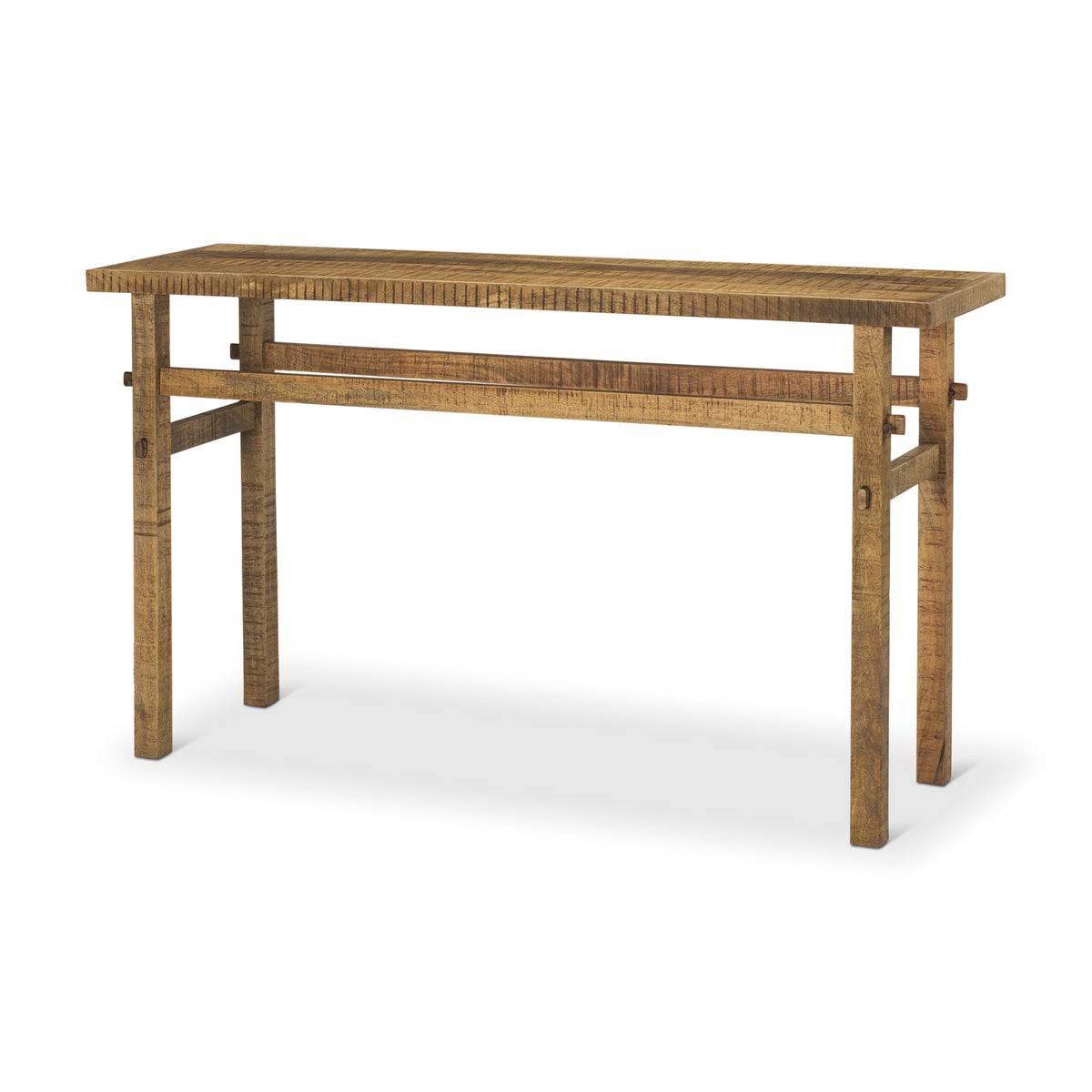 Rosie 54" Blonde Wood Console Table-Console Tables-DECOROLALA
