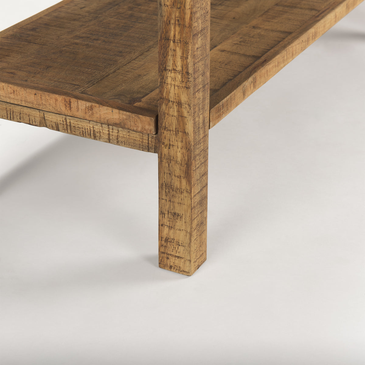 Rosie 76.5" Brown Wood Console Table-Console Tables-DECOROLALA