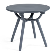 Round Patio Storage Side Table for Poolside and Balcony-1 piece-Patio Coffee Tables-DECOROLALA