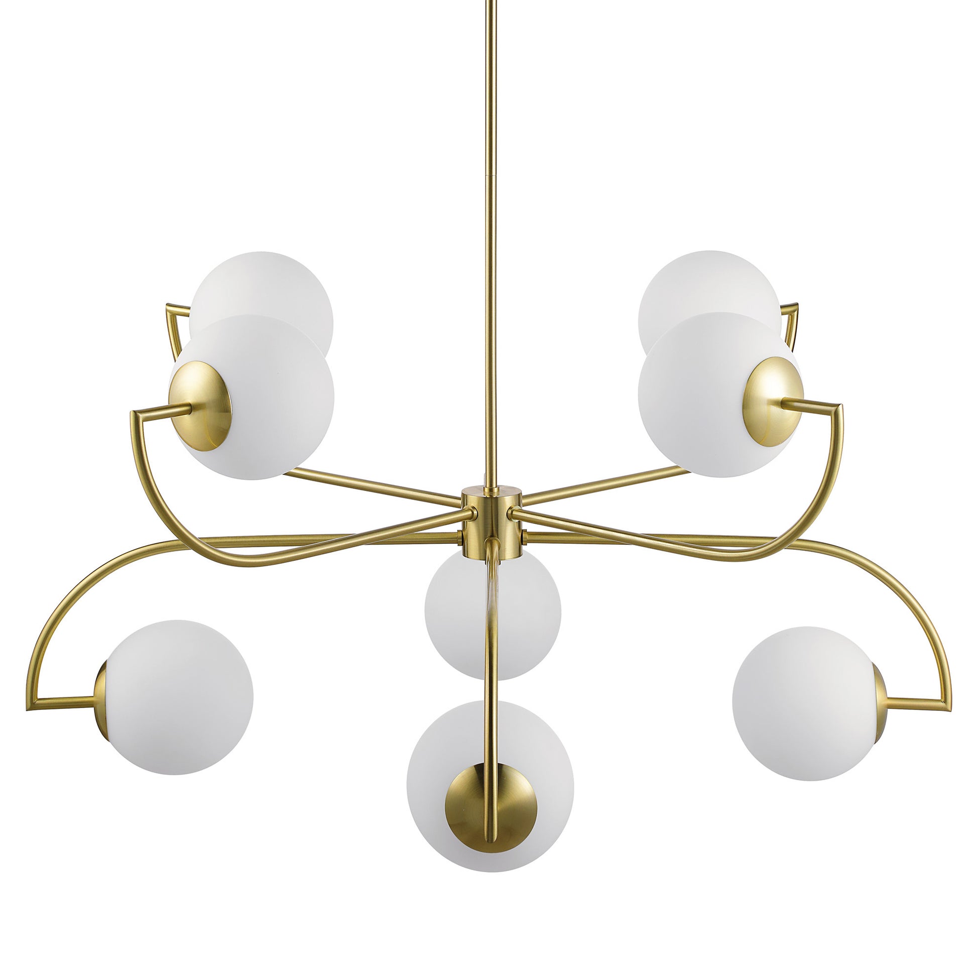Rover 19" Length Ceiling Fixture, Satin Brass-Ceiling Fixture-DECOROLALA