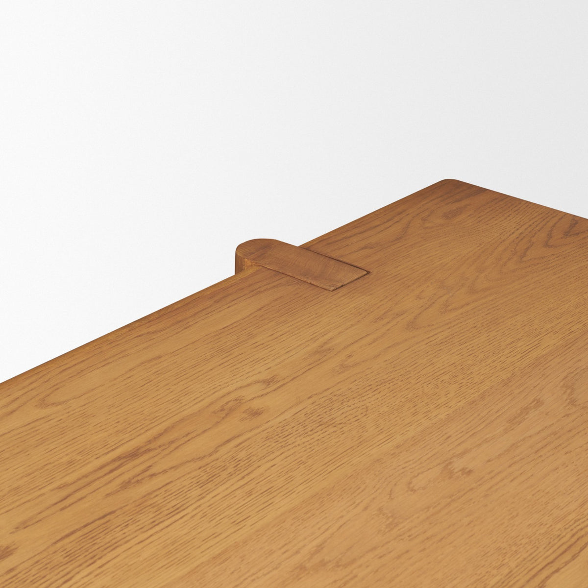 Rowan 94"L x 44"W Rectangular Dining Table | Modern | Light Brown Oak Wood | Seats 8-Dining Tables-DECOROLALA