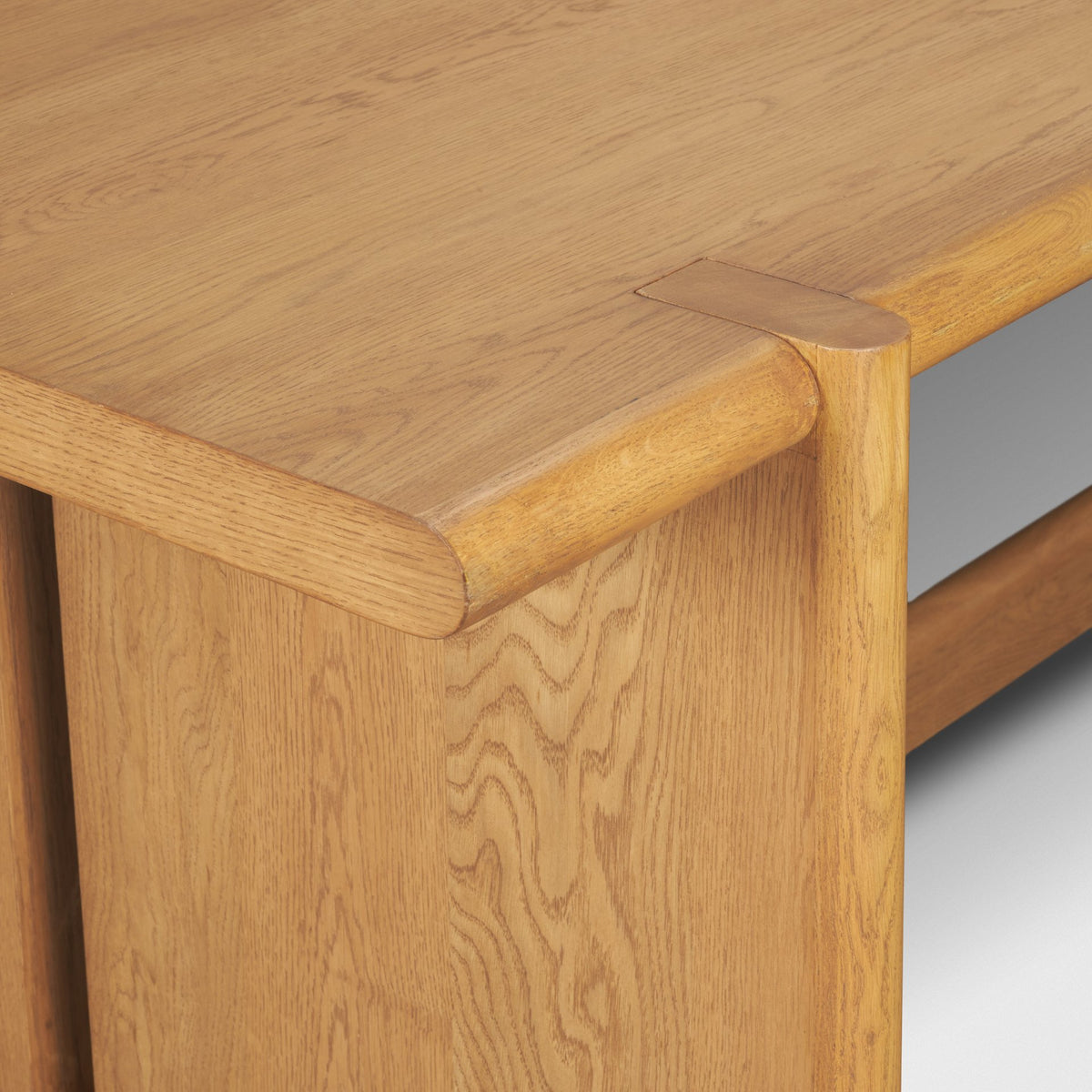 Rowan 94"L x 44"W Rectangular Dining Table | Modern | Light Brown Oak Wood | Seats 8-Dining Tables-DECOROLALA