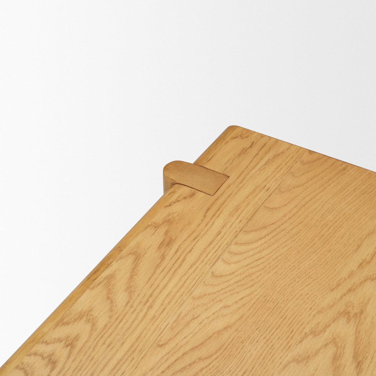 Rowan Light Brown Oak Wood Bench-Benches-DECOROLALA