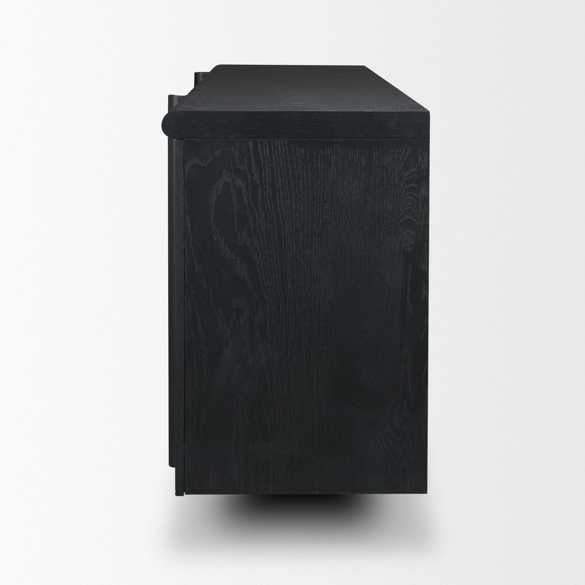Rowan Oak Wood Closed 4 Door Sideboard-Sideboards & Buffets-DECOROLALA