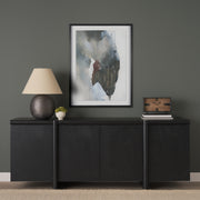 Rowan Oak Wood Closed 4 Door Sideboard-Sideboards & Buffets-DECOROLALA