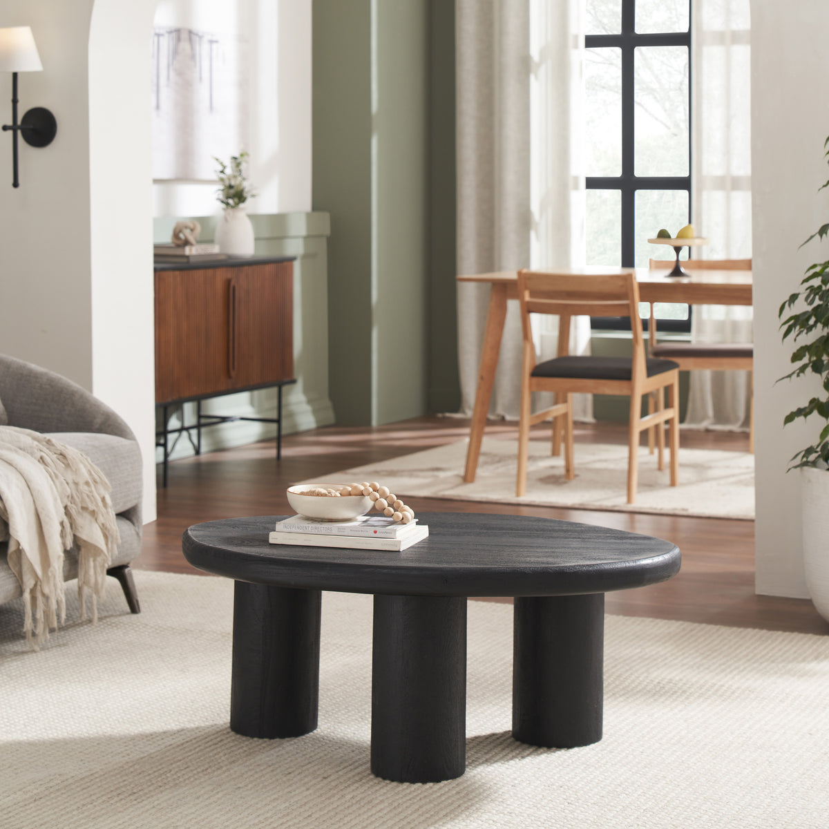 Rowe 16" Height Table, Black-Tables-DECOROLALA