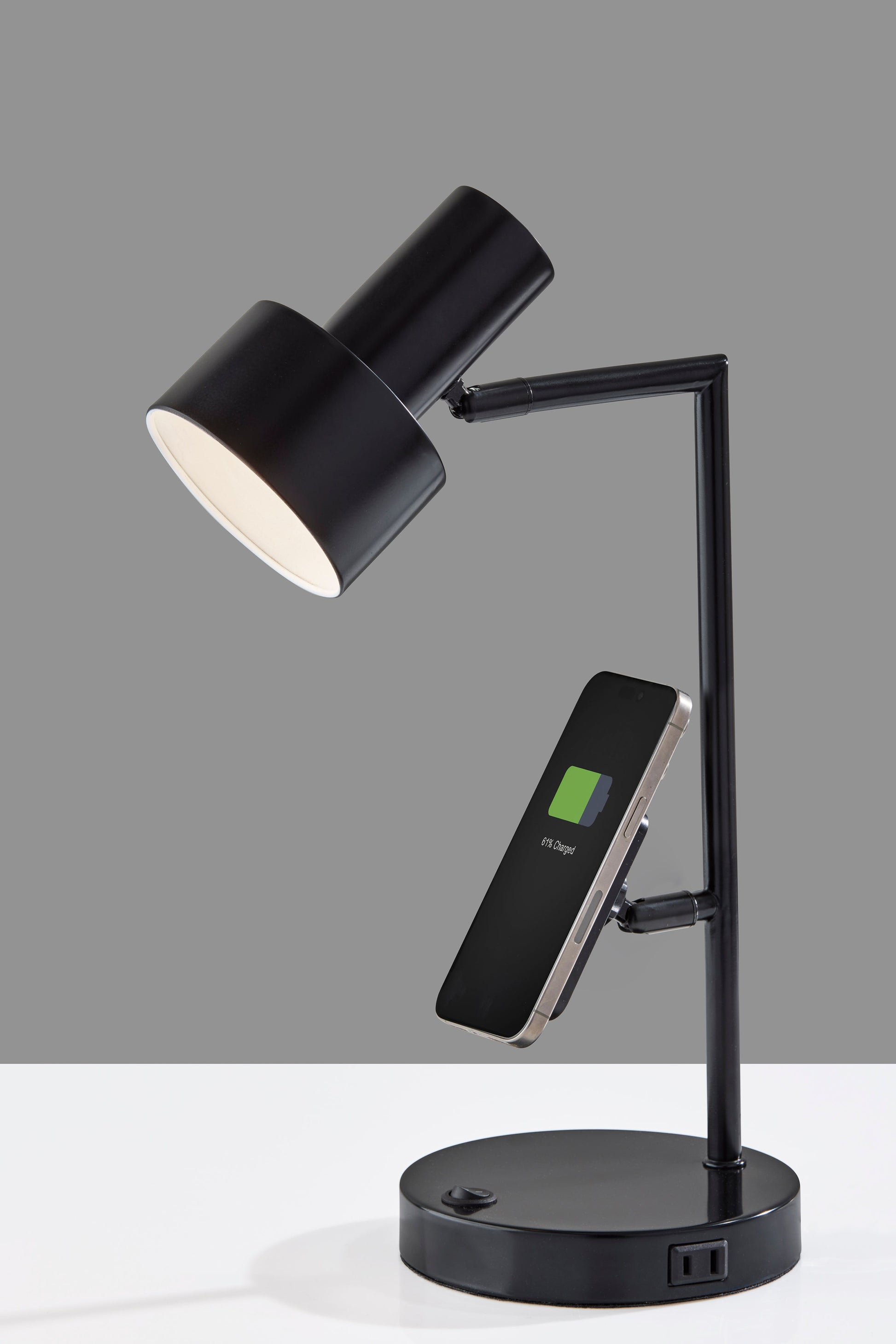 Rowe Supercharger Desk Lamp- Black-Lighting-DECOROLALA