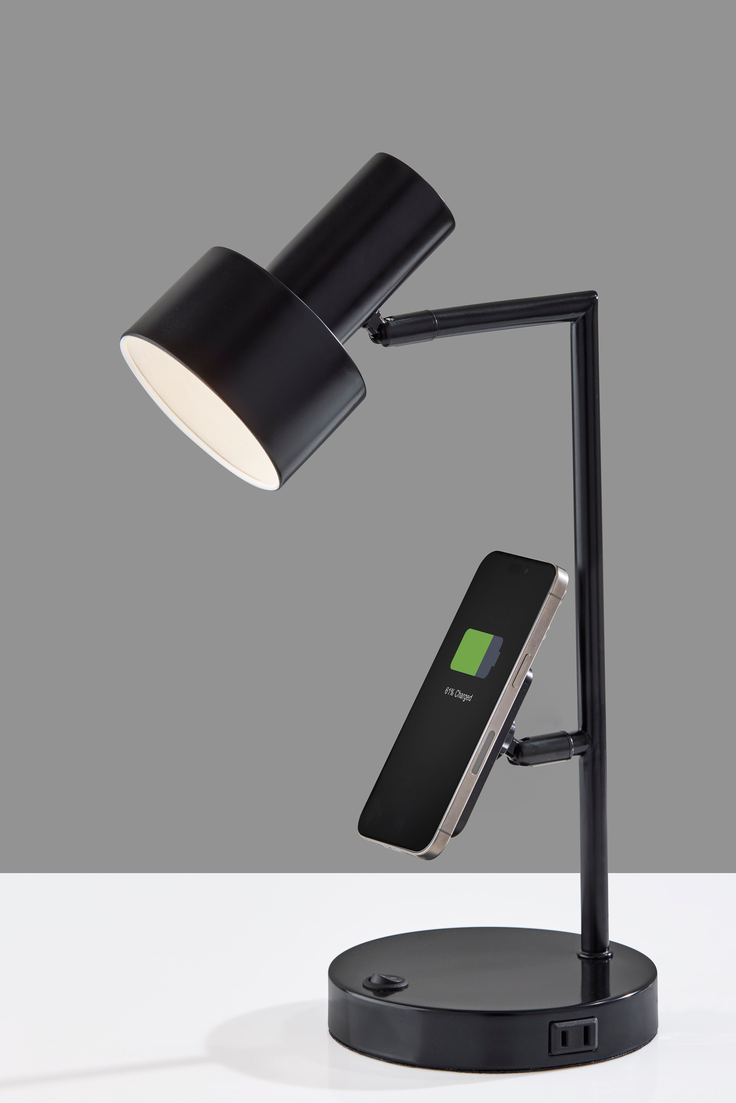 Rowe Supercharger Desk Lamp- Black-Lighting-DECOROLALA