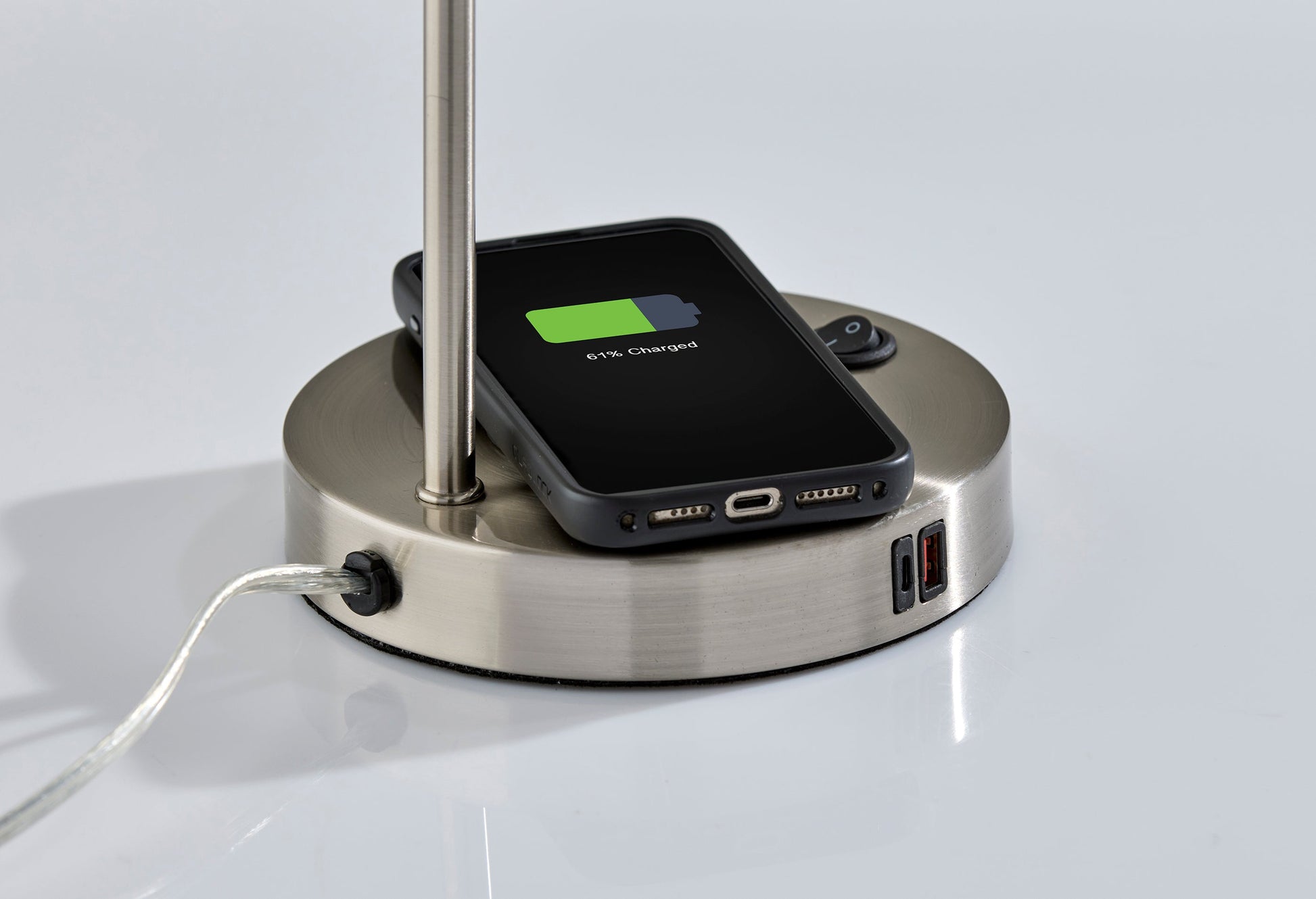 Rowe Supercharger Desk Lamp - USB Charging Black-Lighting-DECOROLALA