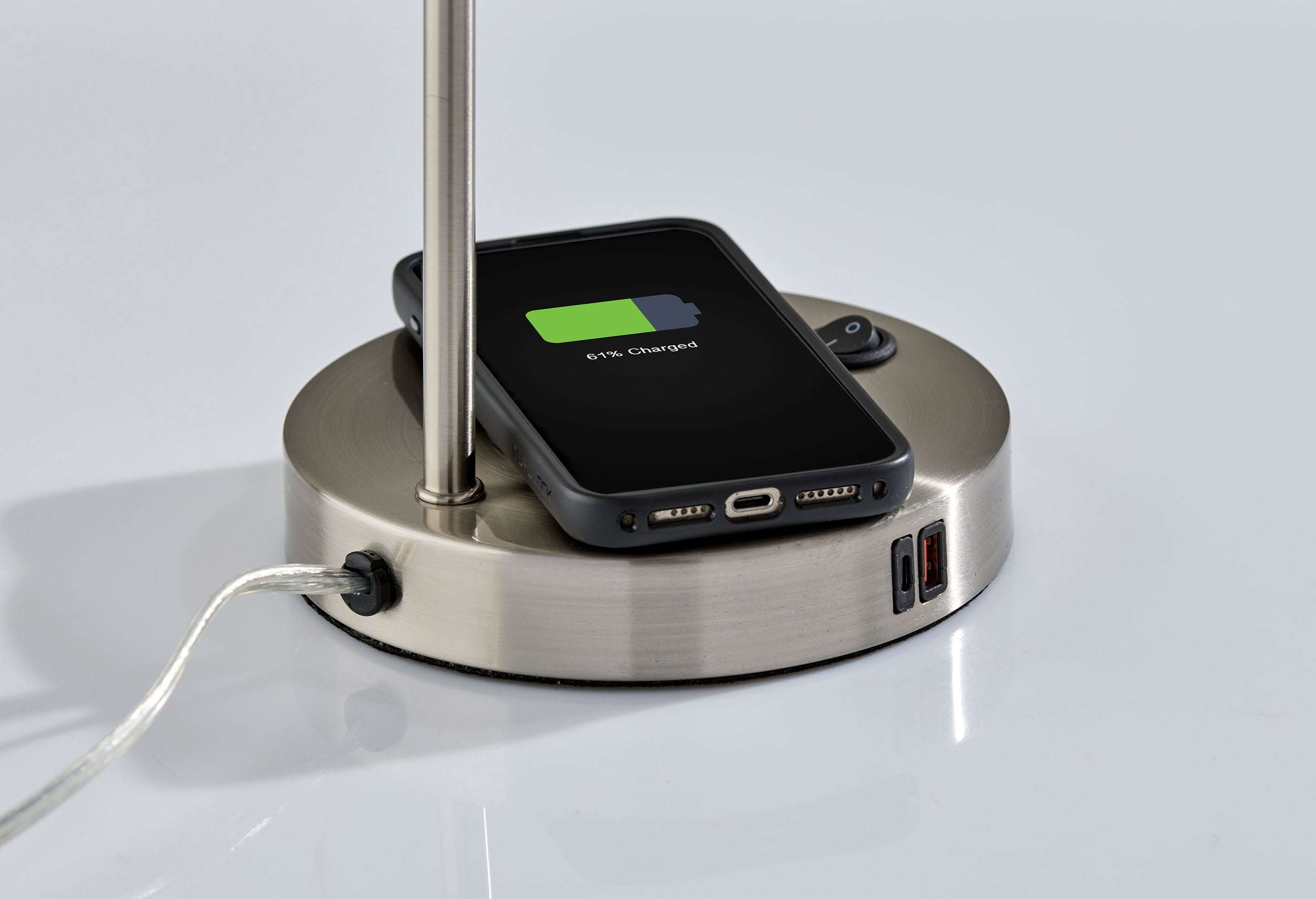 Rowe Supercharger Desk Lamp - USB Charging Black-Lighting-DECOROLALA