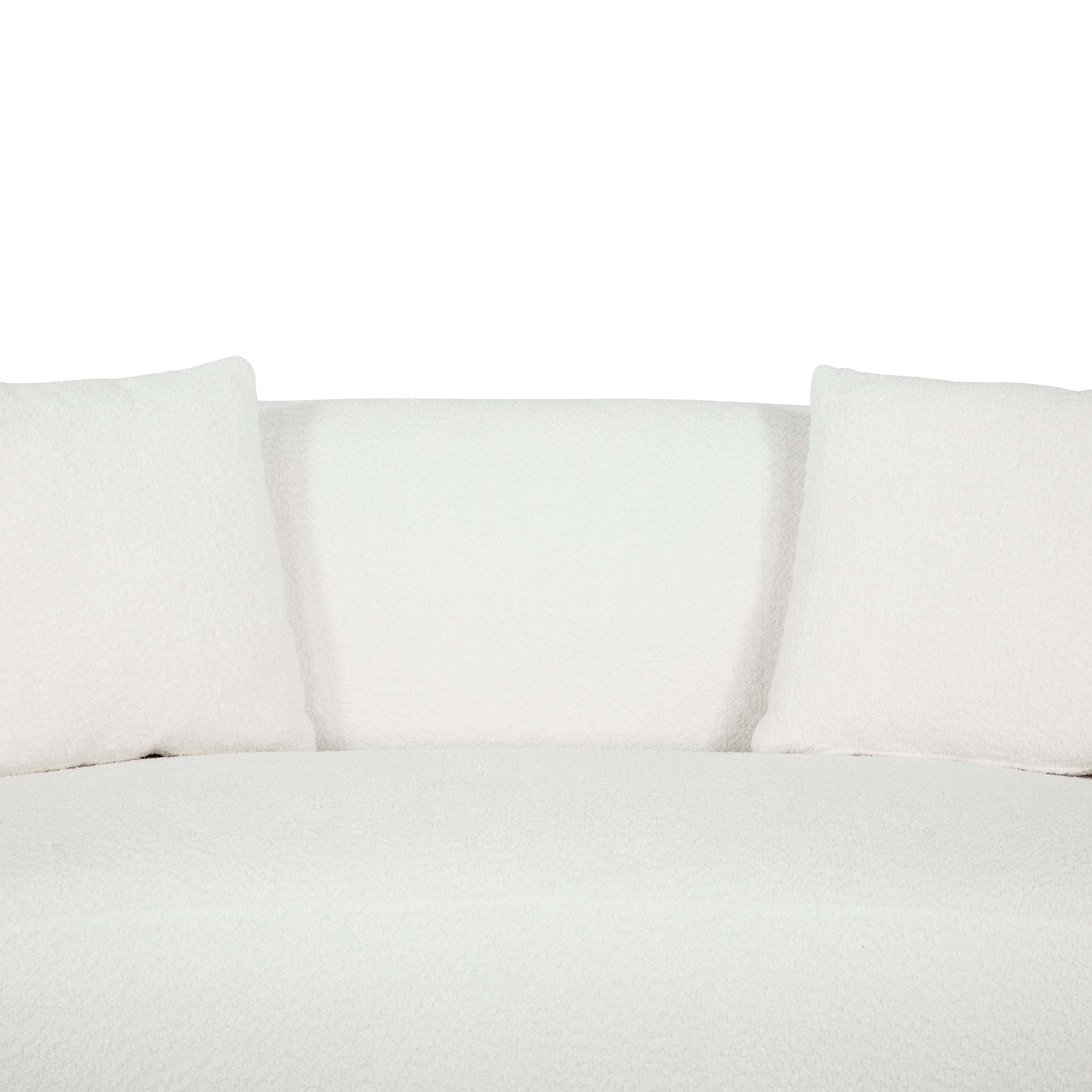 Roxburgh Curved Boucle Loveseat-Loveseat Sofa-DECOROLALA