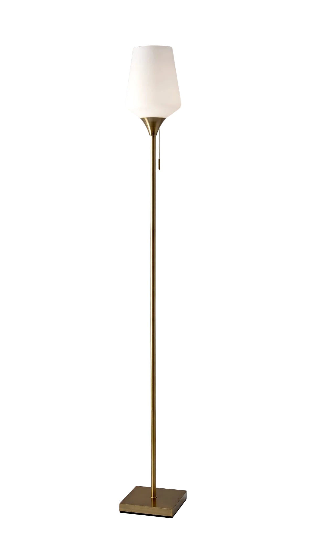 Roxy Floor Lamp - Opal White Glass-Lighting-DECOROLALA