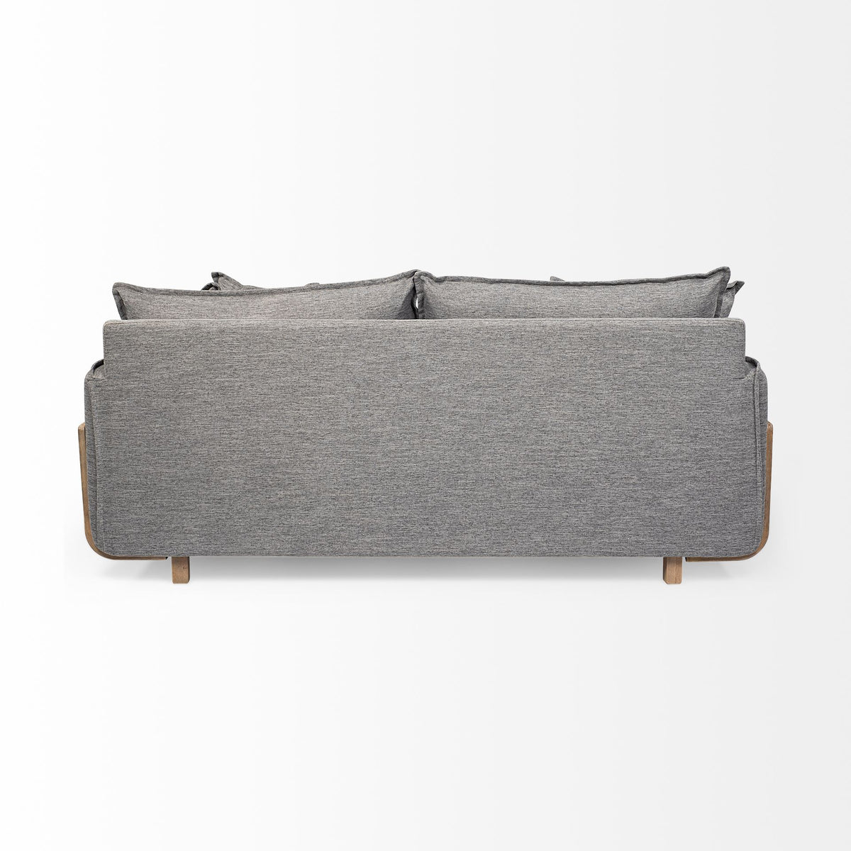 Roy I 84" Castlerock Gray Upholstered Three Seater Sofa-Sofa & Sectionals-DECOROLALA