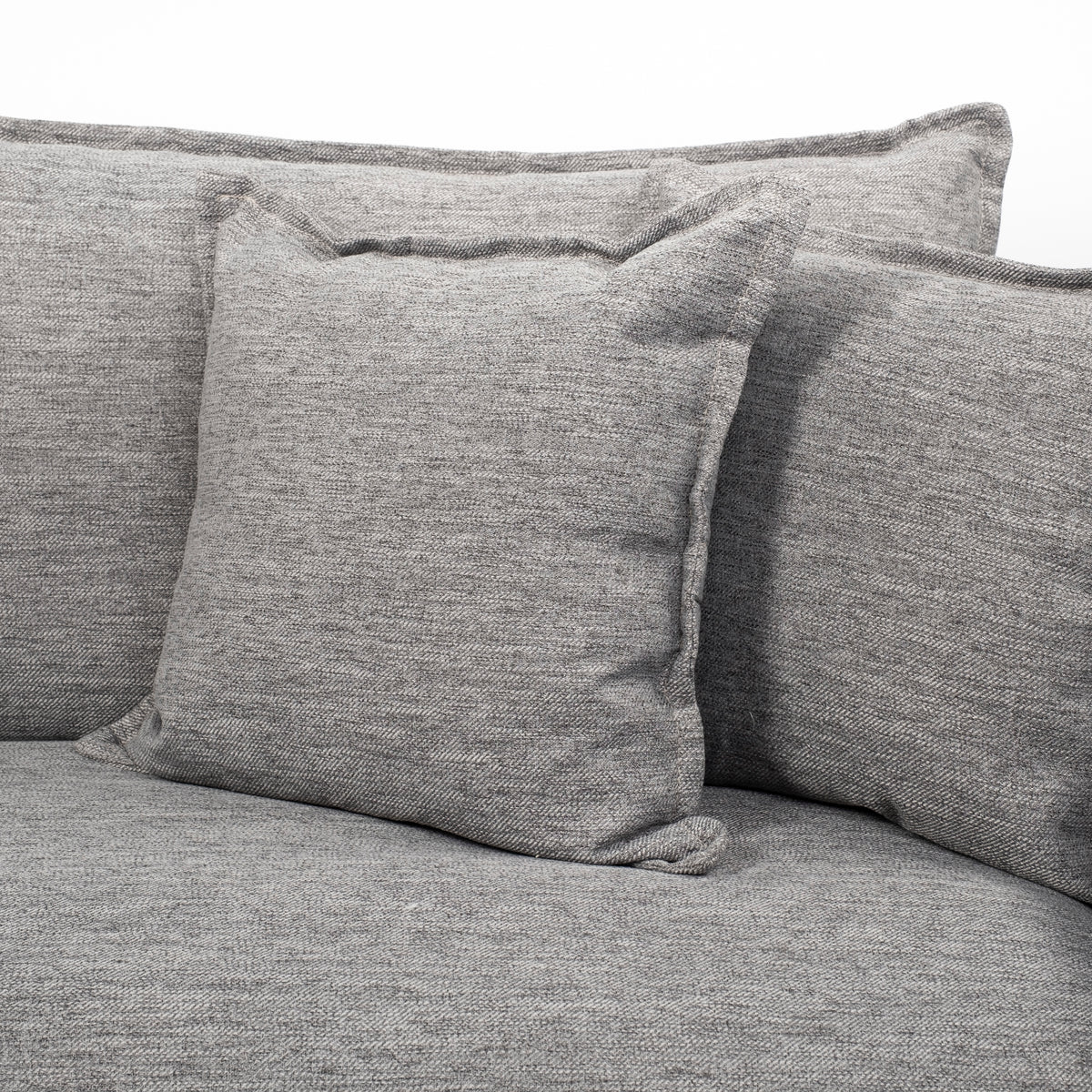 Roy I 84" Castlerock Gray Upholstered Three Seater Sofa-Sofa & Sectionals-DECOROLALA