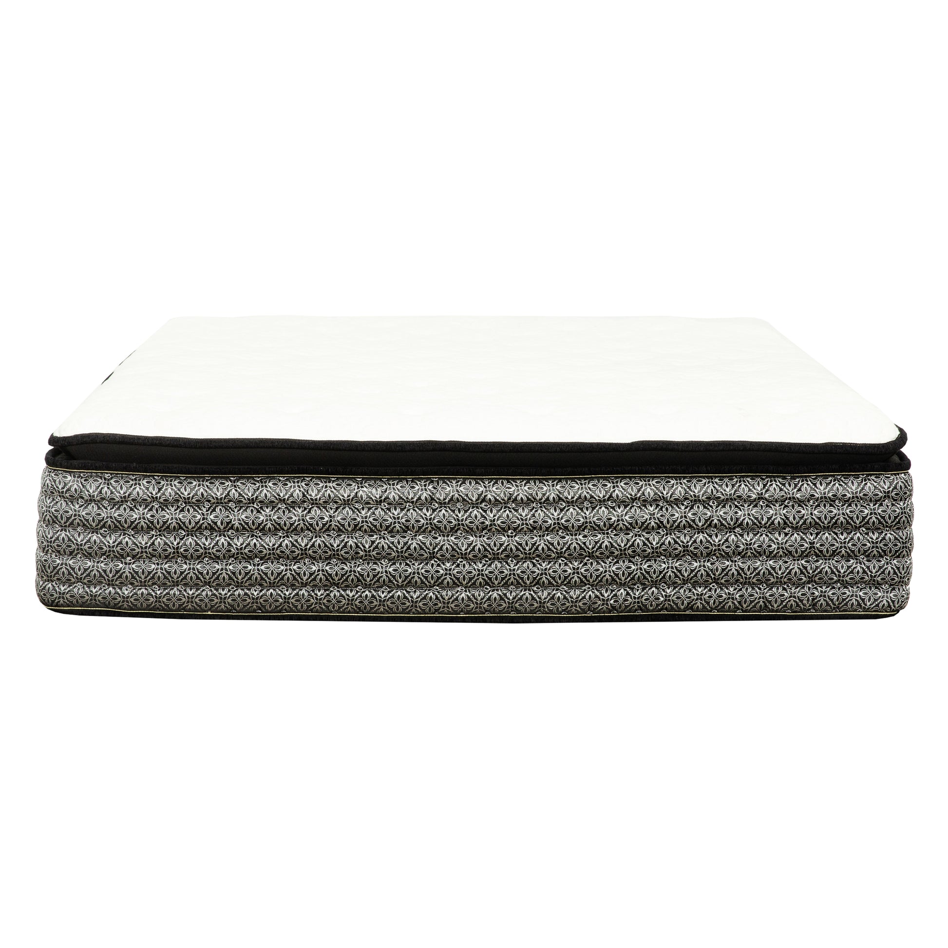 Royale 14 in. Pillow Top Pocket Coil Hybrid Mattress-Bedroom-DECOROLALA