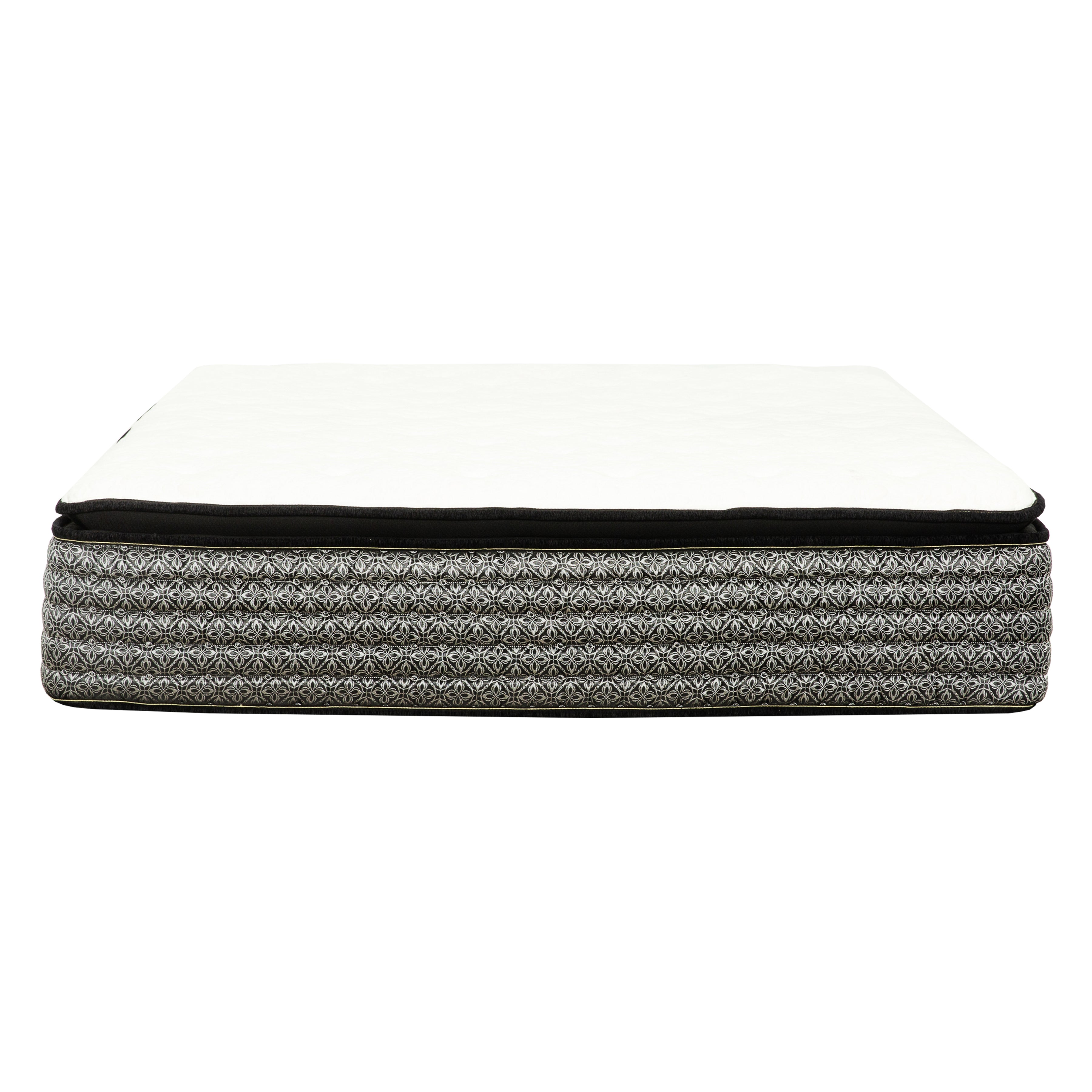 Royale 14 in. Pillow Top Pocket Coil Hybrid Mattress-Bedroom-DECOROLALA