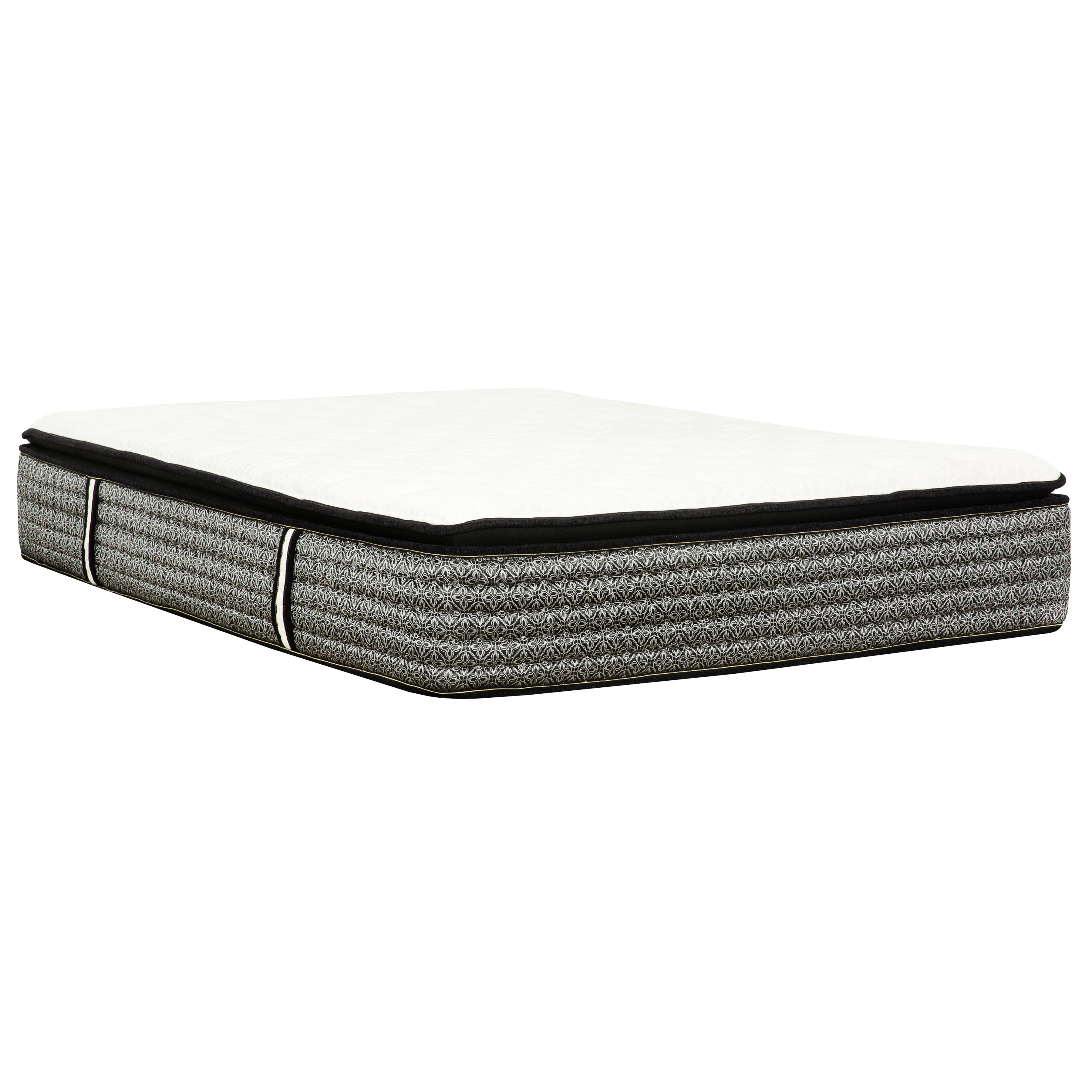 Royale 14 in. Pillow Top Pocket Coil Hybrid Mattress-Bedroom-DECOROLALA
