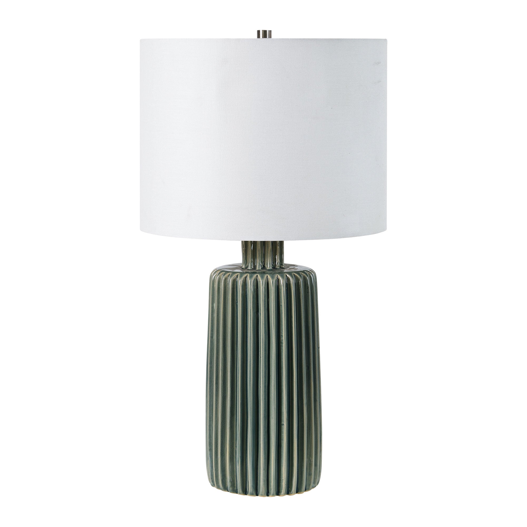 Roza 24.5" Length Table Lamp, Olive-Table Lamp-DECOROLALA