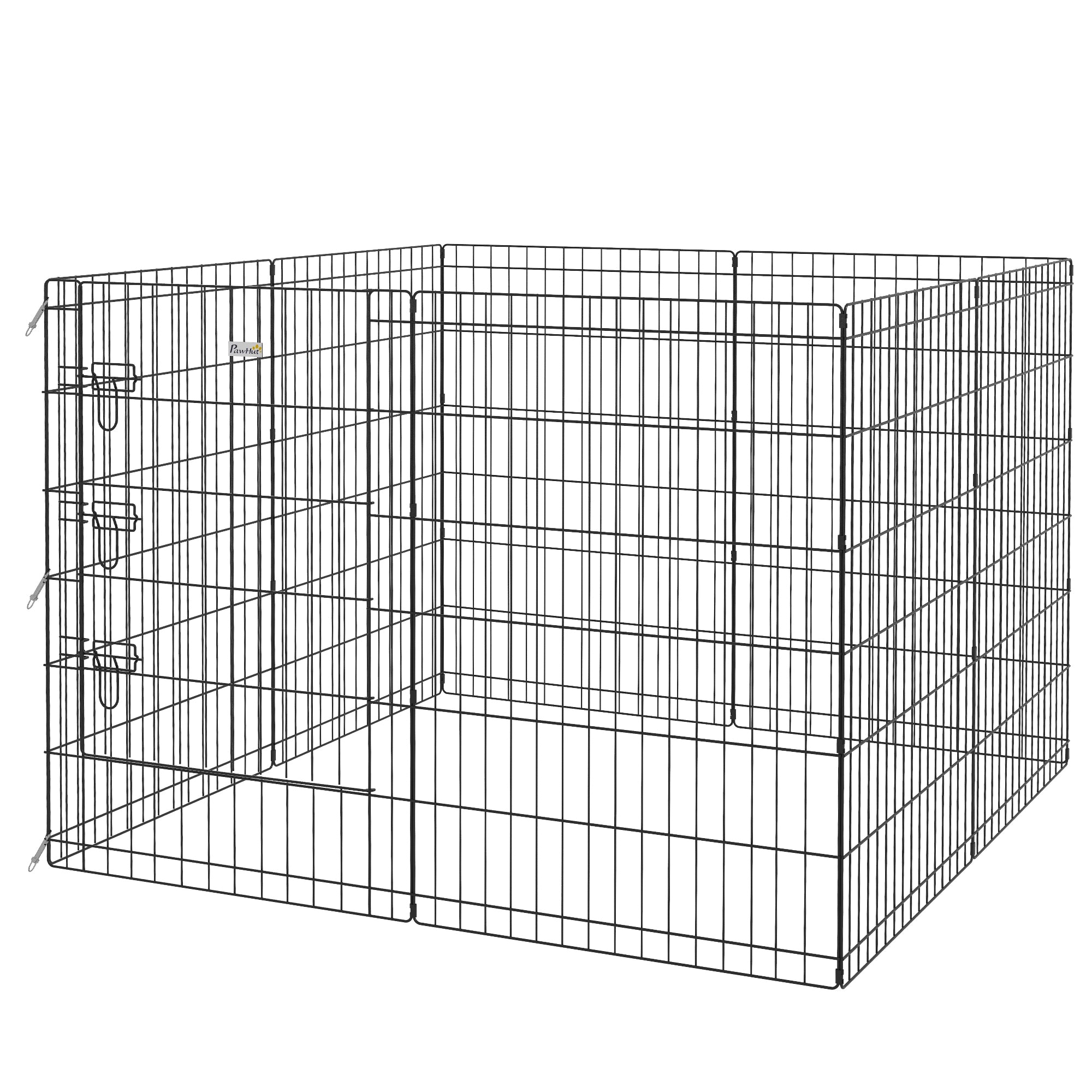 Enclos pliable en métal pour animaux, 36 pouces, 8 panneaux, cage d’exercice pour chiens et chiots