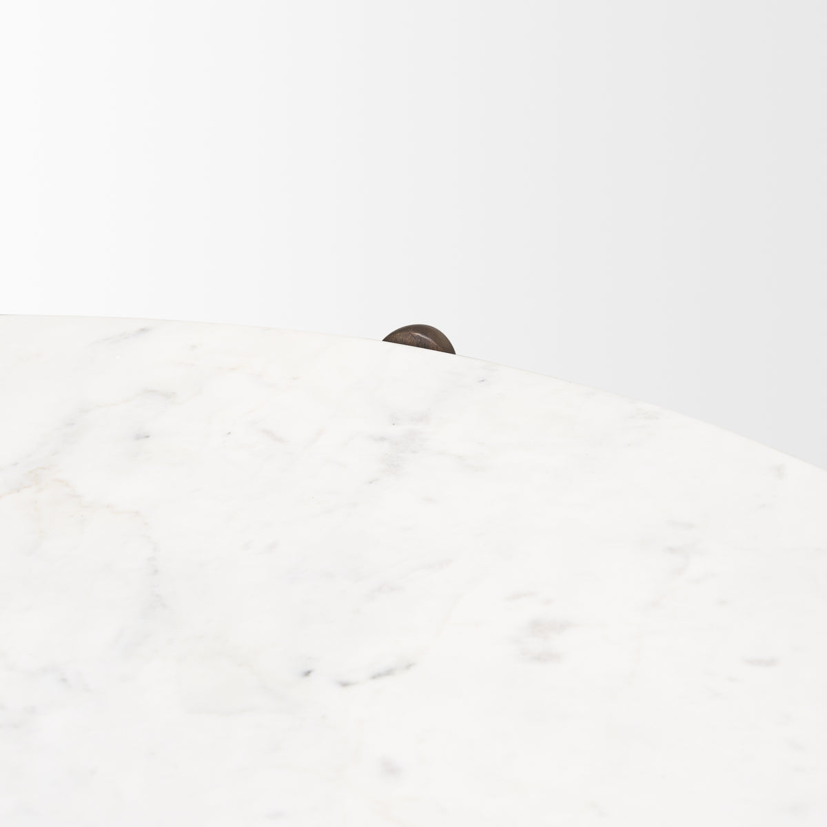 Rumer Dark Wood w/ White Marble Coffee Table-Coffee Tables-DECOROLALA