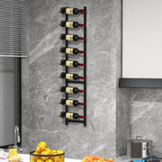 Rust proof Wall Mounted Wine Rack for 6 or 9 Bottles-L-Wine Racks-DECOROLALA