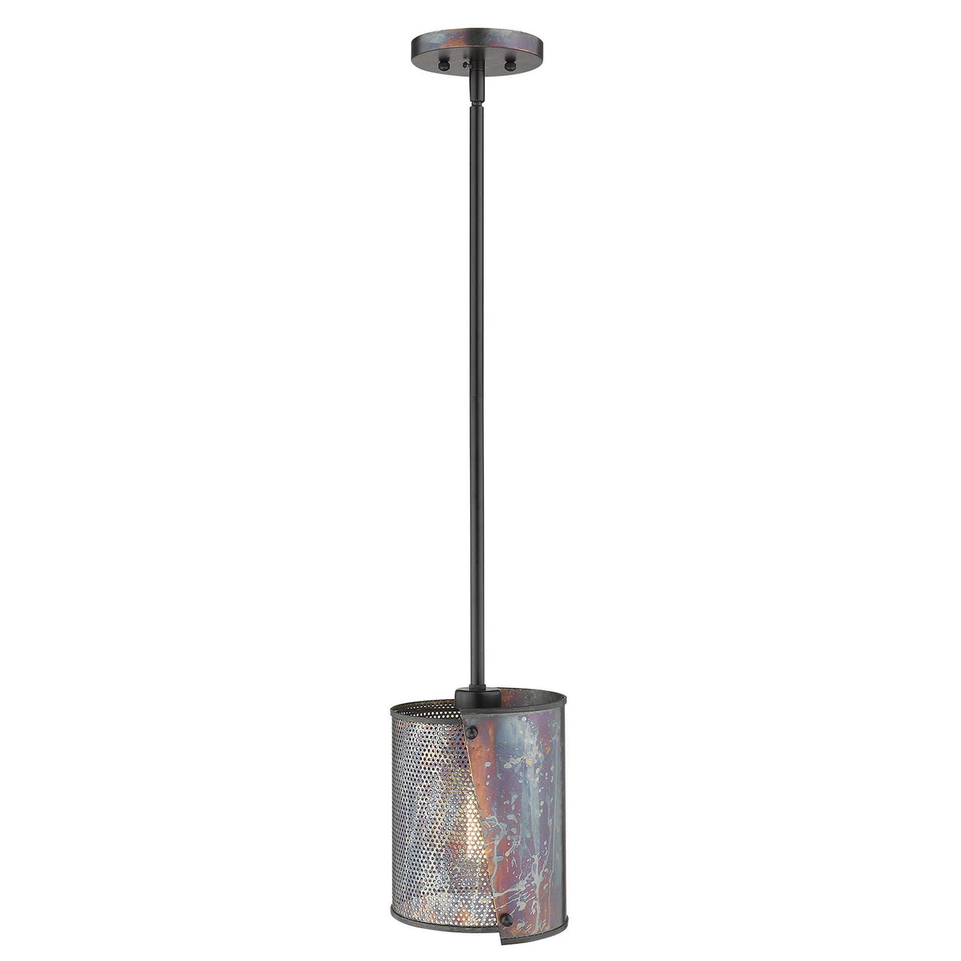 Ryker 1-Light Bronze Patina Pendant-Pendants-Hanging Lights-DECOROLALA