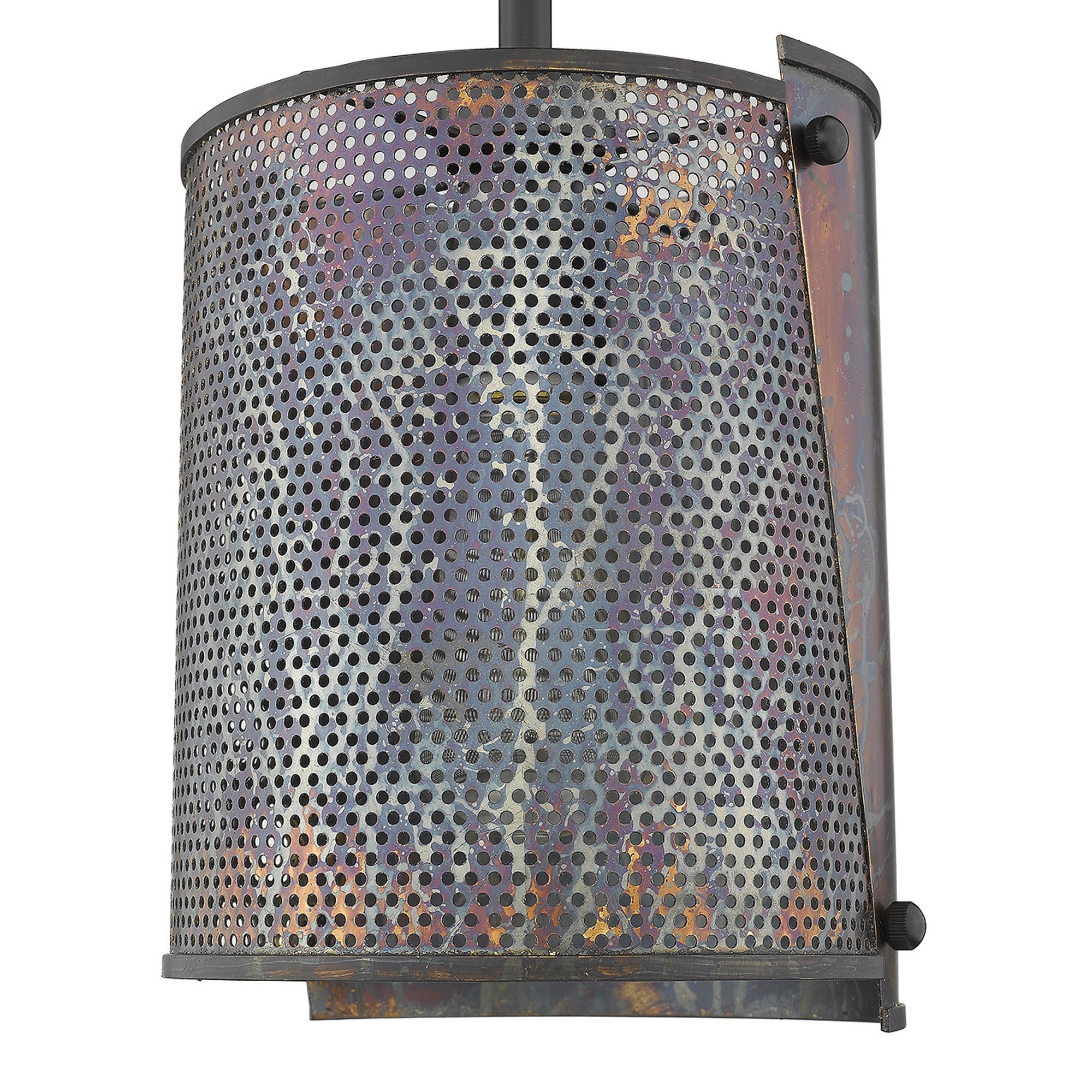 Ryker 1-Light Bronze Patina Pendant-Pendants-Hanging Lights-DECOROLALA