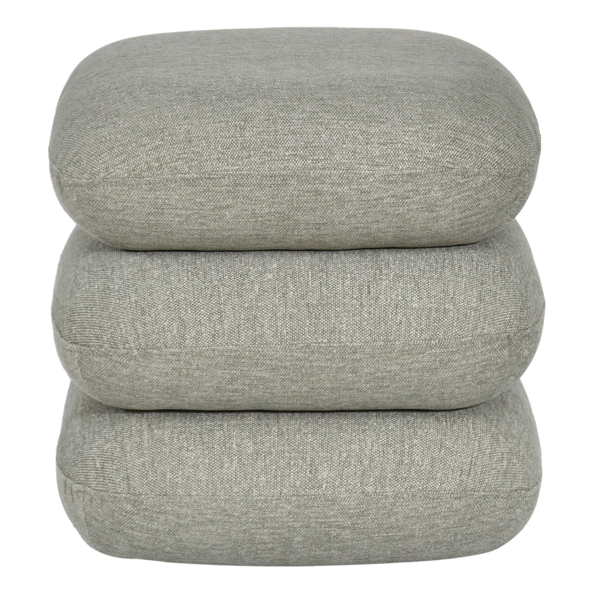 Rylee Square Swivel Ottoman - Sage-DECOROLALA