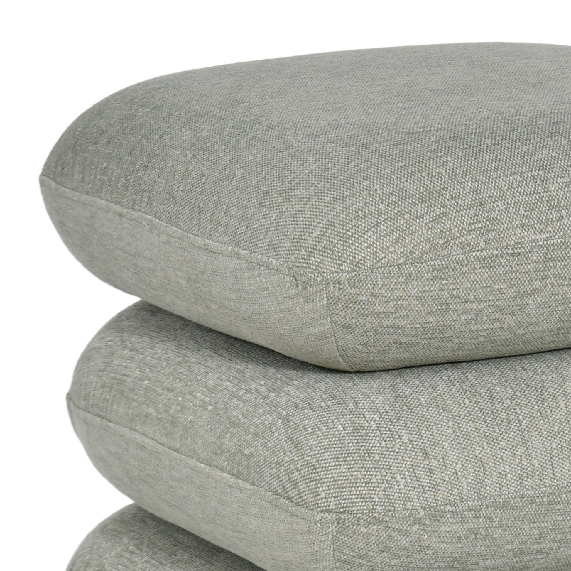 Rylee Square Swivel Ottoman - Sage-DECOROLALA