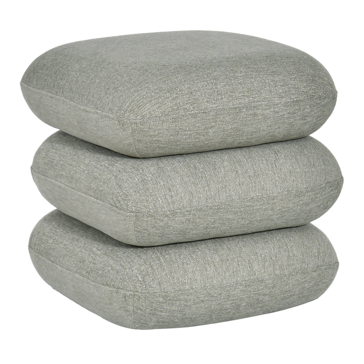 Rylee Square Swivel Ottoman - Sage-Ottomans-DECOROLALA