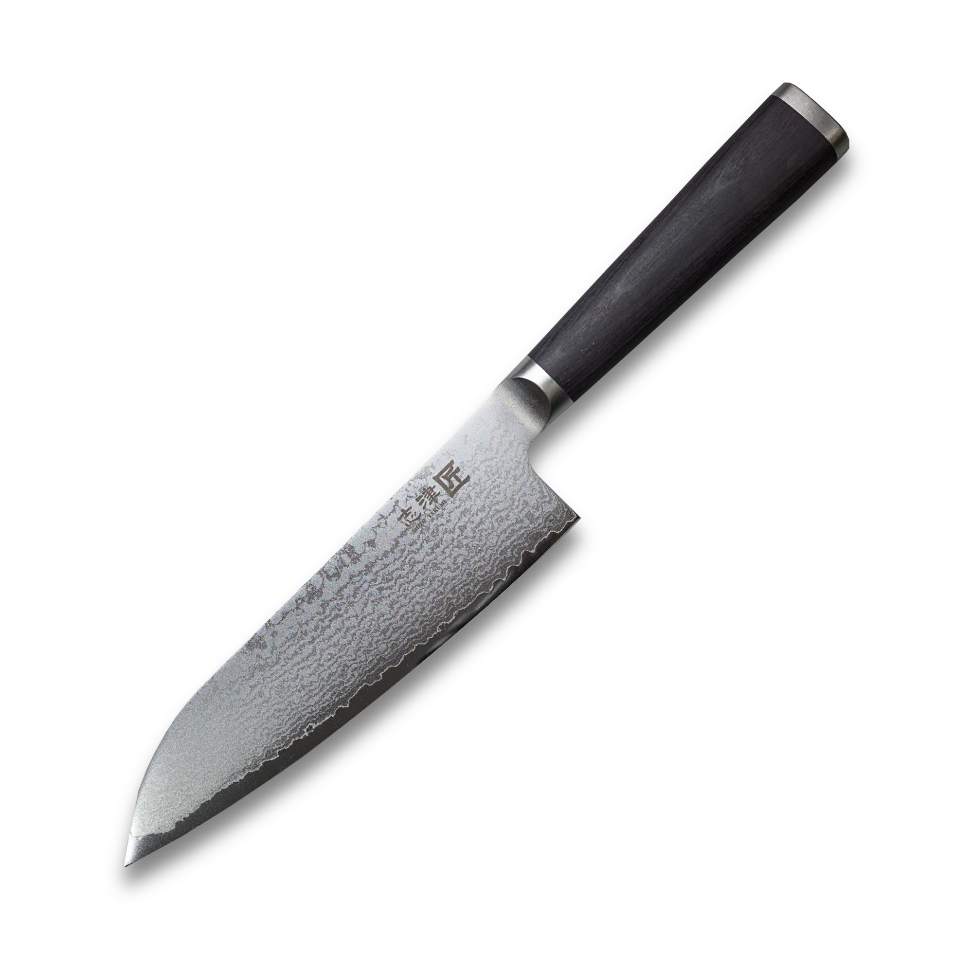 Miyako SUS 180mm Santoku Knife - 33 Layer Damascus Steel Blade – Made in Japan-0