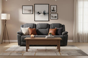 SMS Anakin 59 in. Dark Grey Fabric Reclining Loveseat-Living Room Furniture Sets-DECOROLALA
