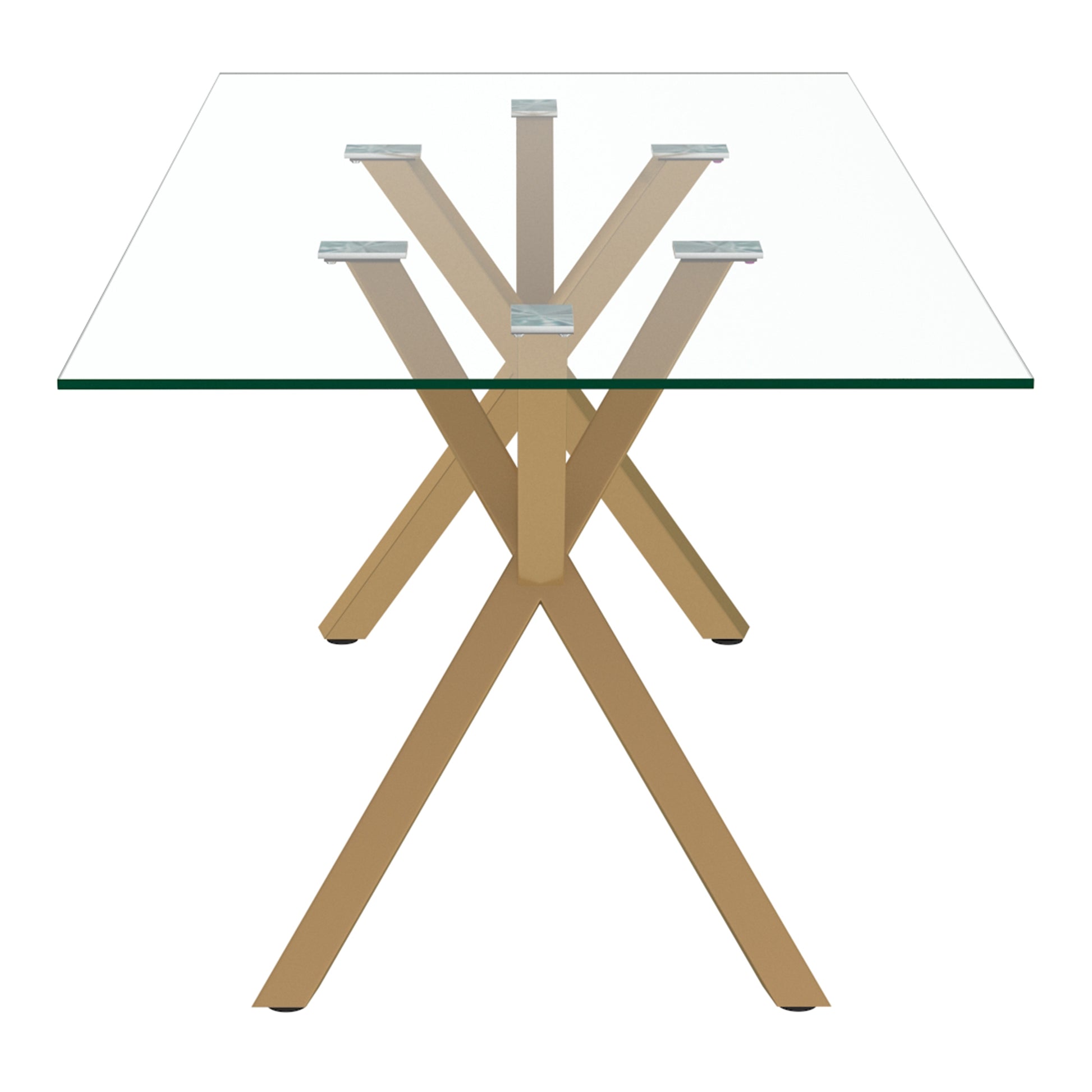 STARK GL_CLEO WT-7PC DINING SET-DECOROLALA