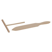 STAUB 14cm Beech Crpe Spreader - Brown-Kitchen Tool-DECOROLALA