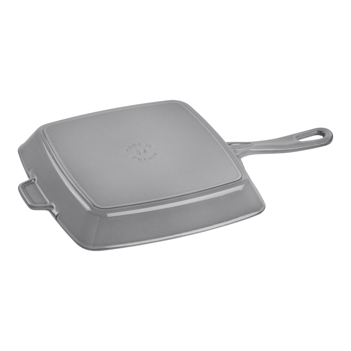 STAUB 26cm Cast Iron Grill Pan - Graphite Grey-Needs Review-DECOROLALA