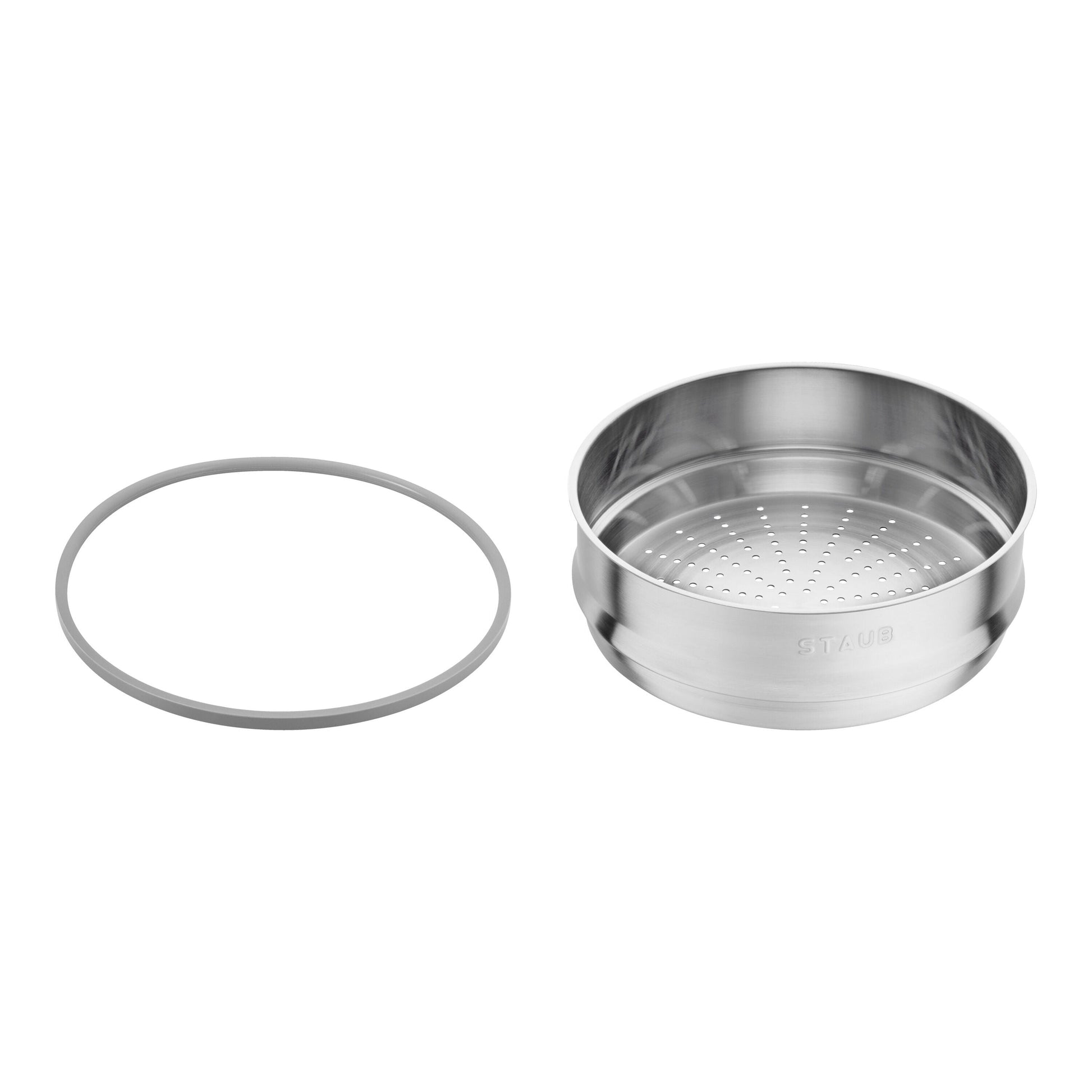STAUB 26cm Stainless Steel Steamer Insert-Steamer Basket-DECOROLALA