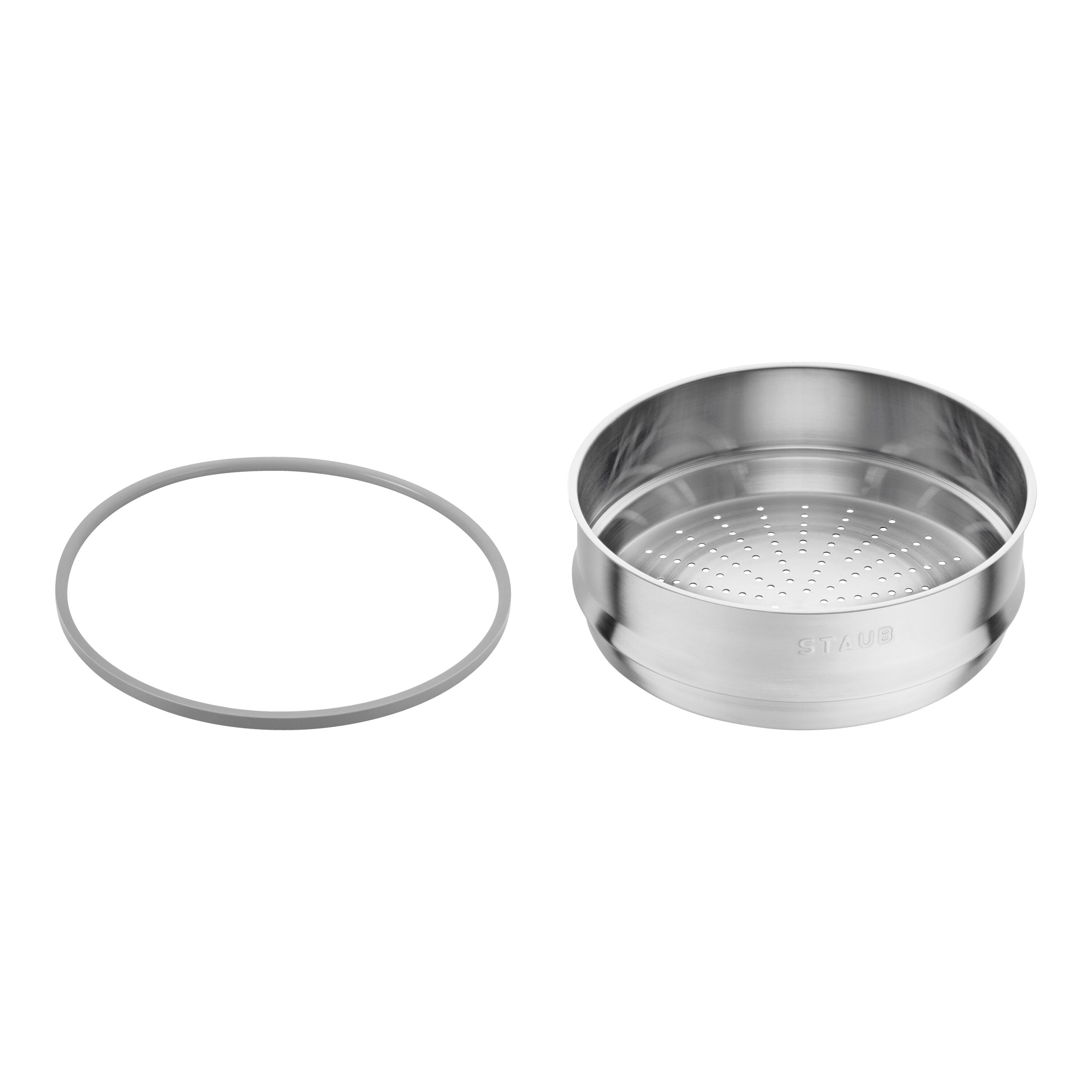 STAUB 26cm Stainless Steel Steamer Insert-Steamer Basket-DECOROLALA