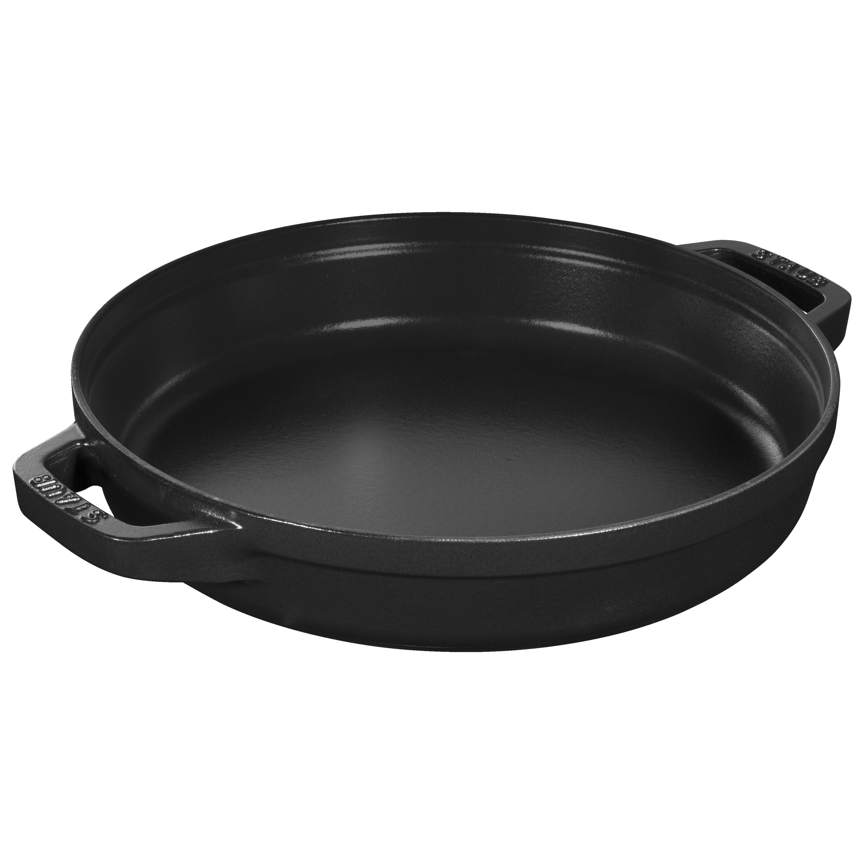 STAUB 3-Piece Stackable Cast Iron Cookware Set - Black-Stock Pot-DECOROLALA